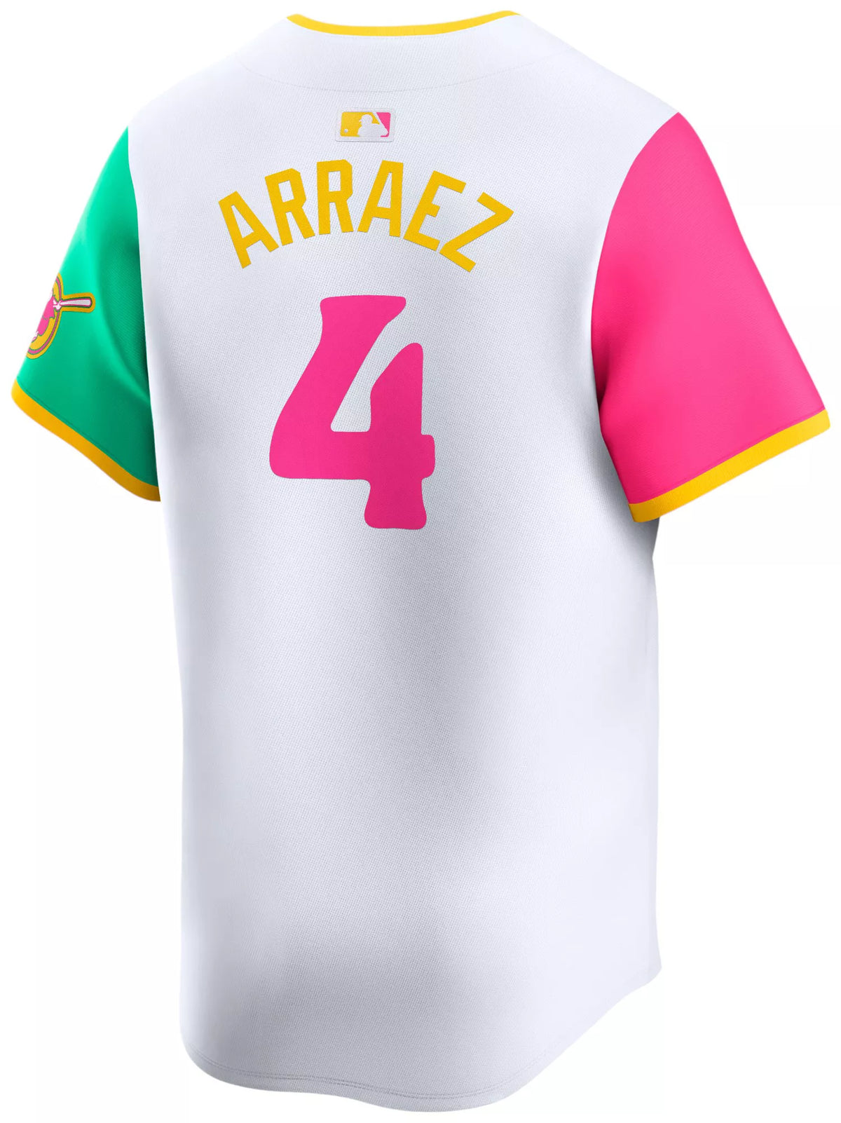 Nike Adult San Diego Padres Luis Arraez #4 City Connect White Blue Limited Jersey