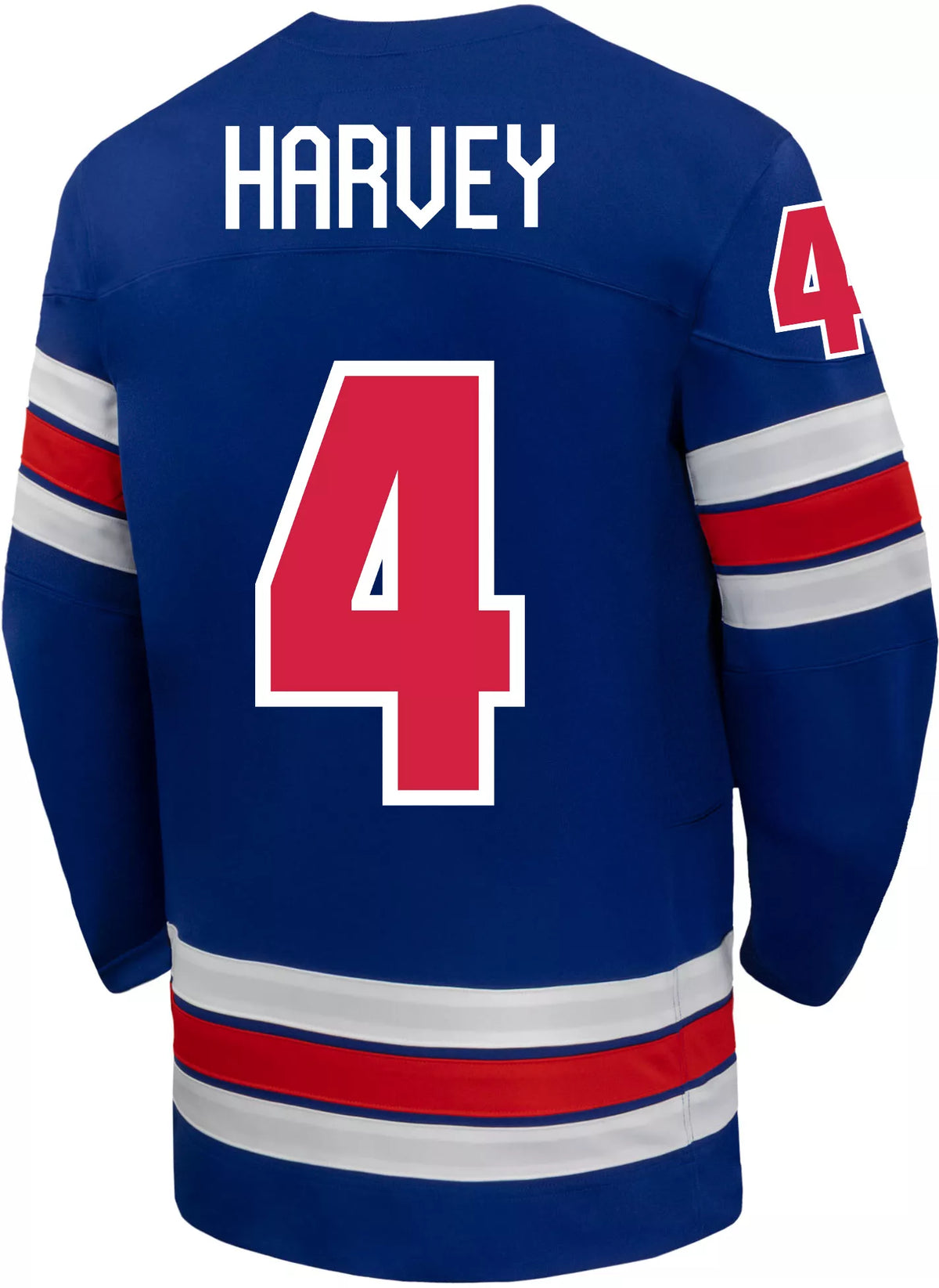 Nike Adult Team USA Blue Caroline Harvey #4 Replica Jersey