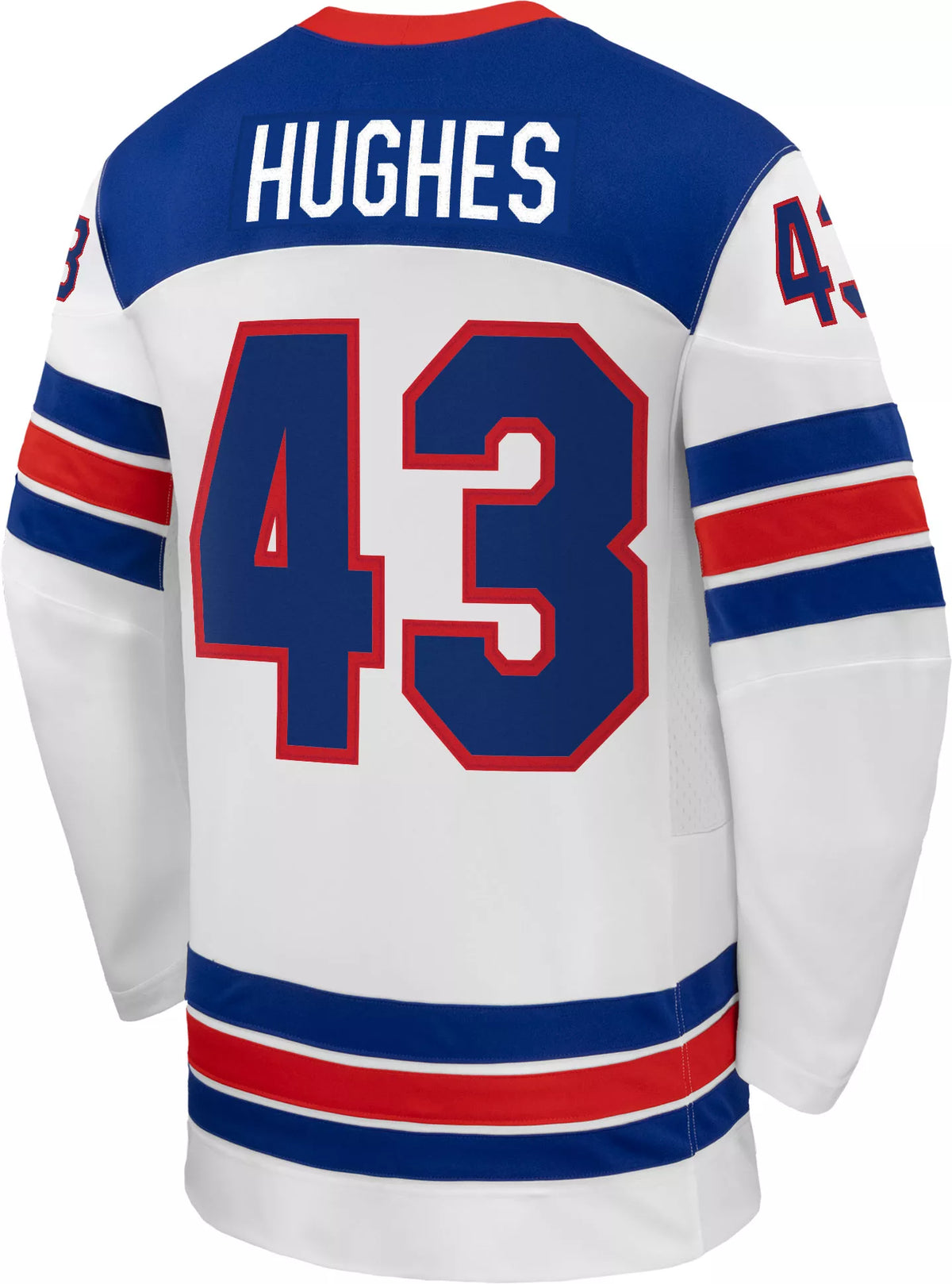 Nike Adult Team USA Quinn Hughes #43 Replica White Jersey