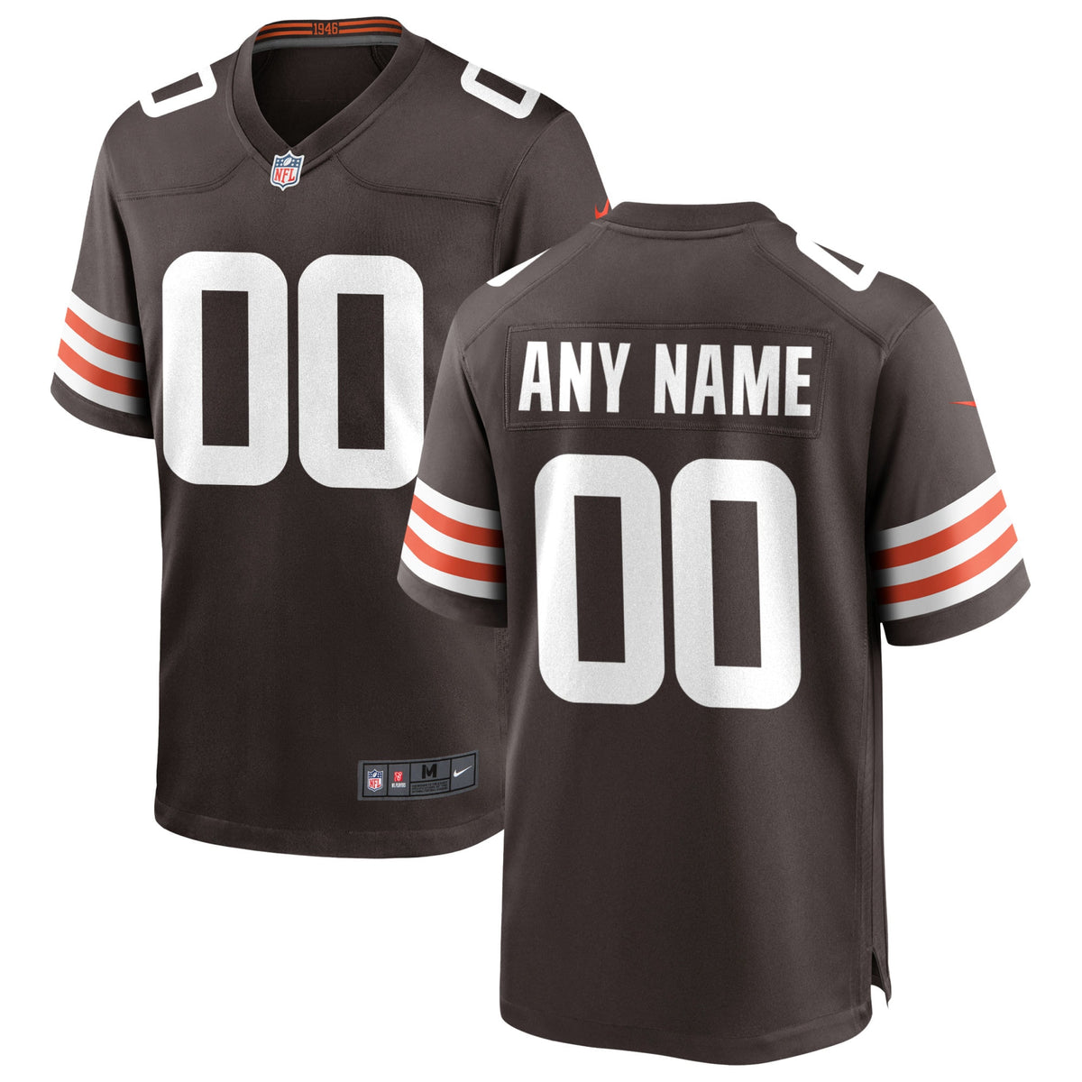 Nike Cleveland Browns Custom Game Jersey Brown