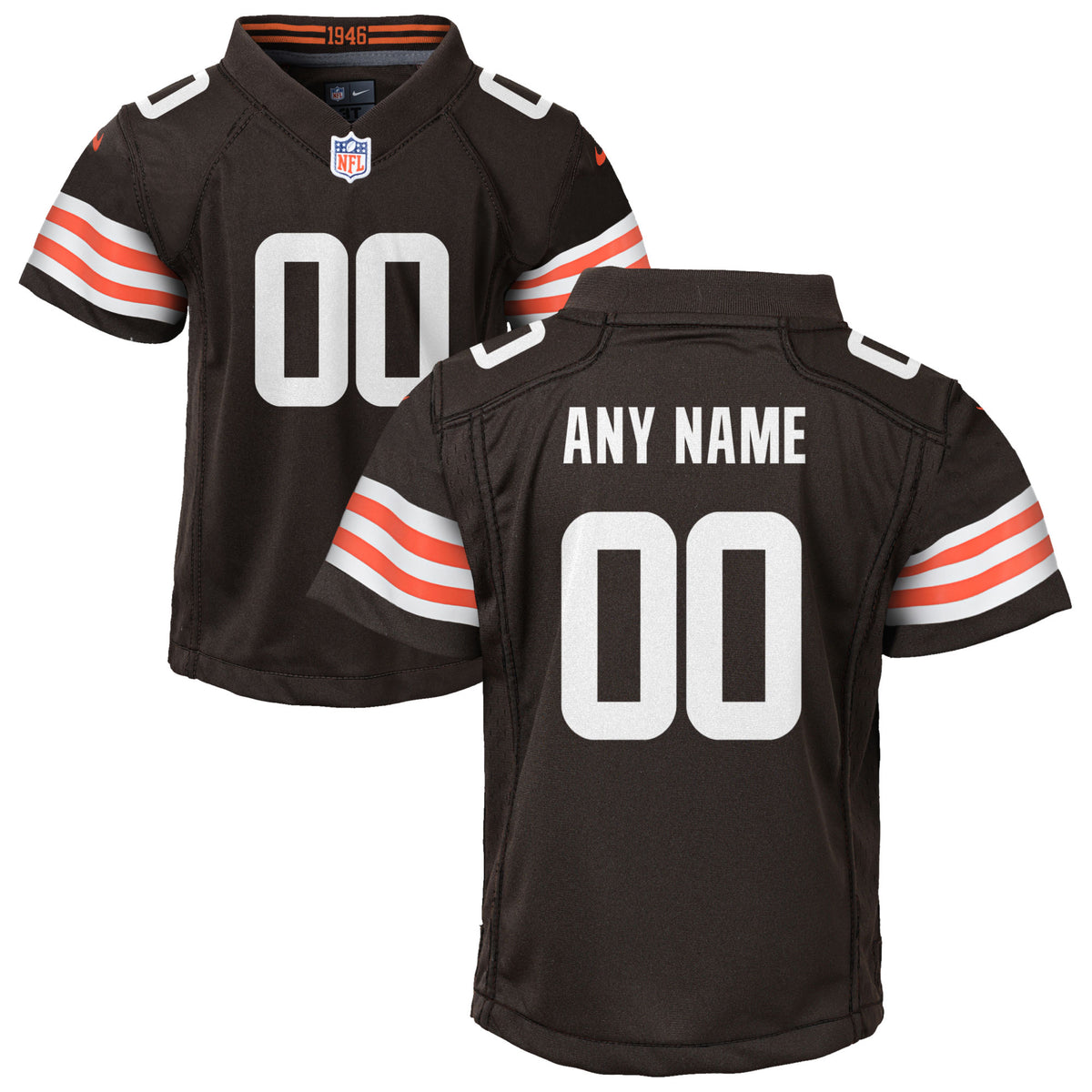 Nike Cleveland Browns Youth Custom Game Jersey Brown