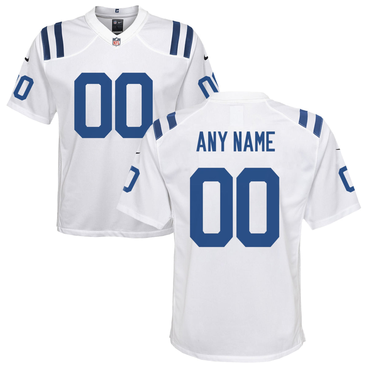 Nike Indianapolis Colts Youth Custom Game Jersey White
