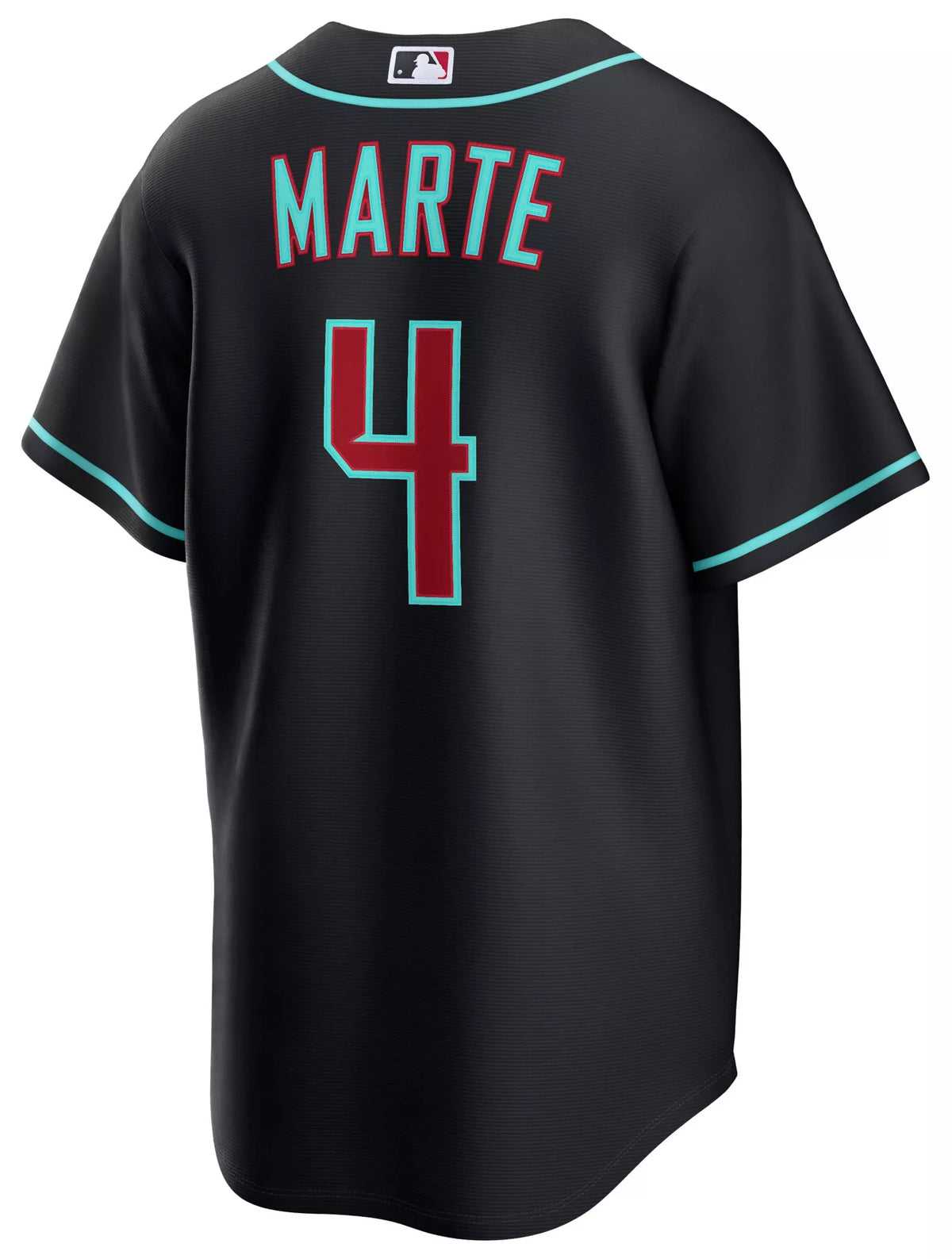 Nike Men's Arizona Diamondbacks Black Ketel Marte #4 Alternate Replica Jersey