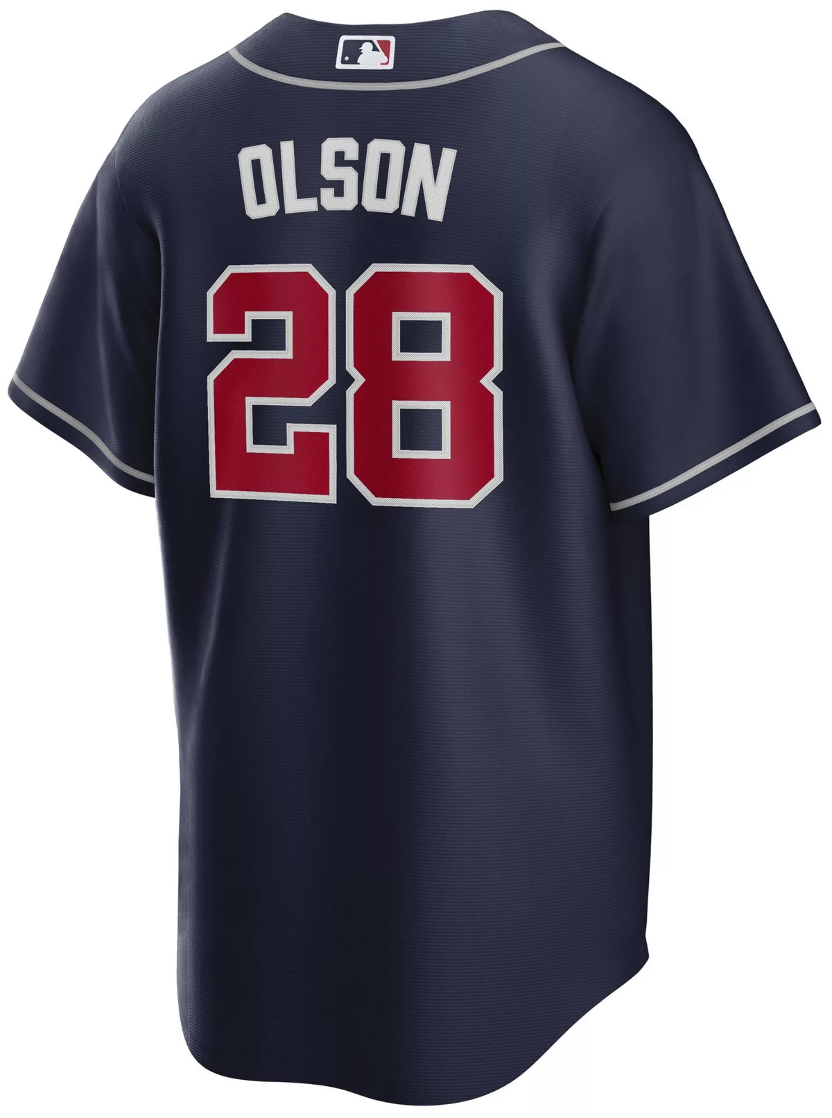 Nike Men's Atlanta Braves Navy Matt Olson #28 Replica Jersey