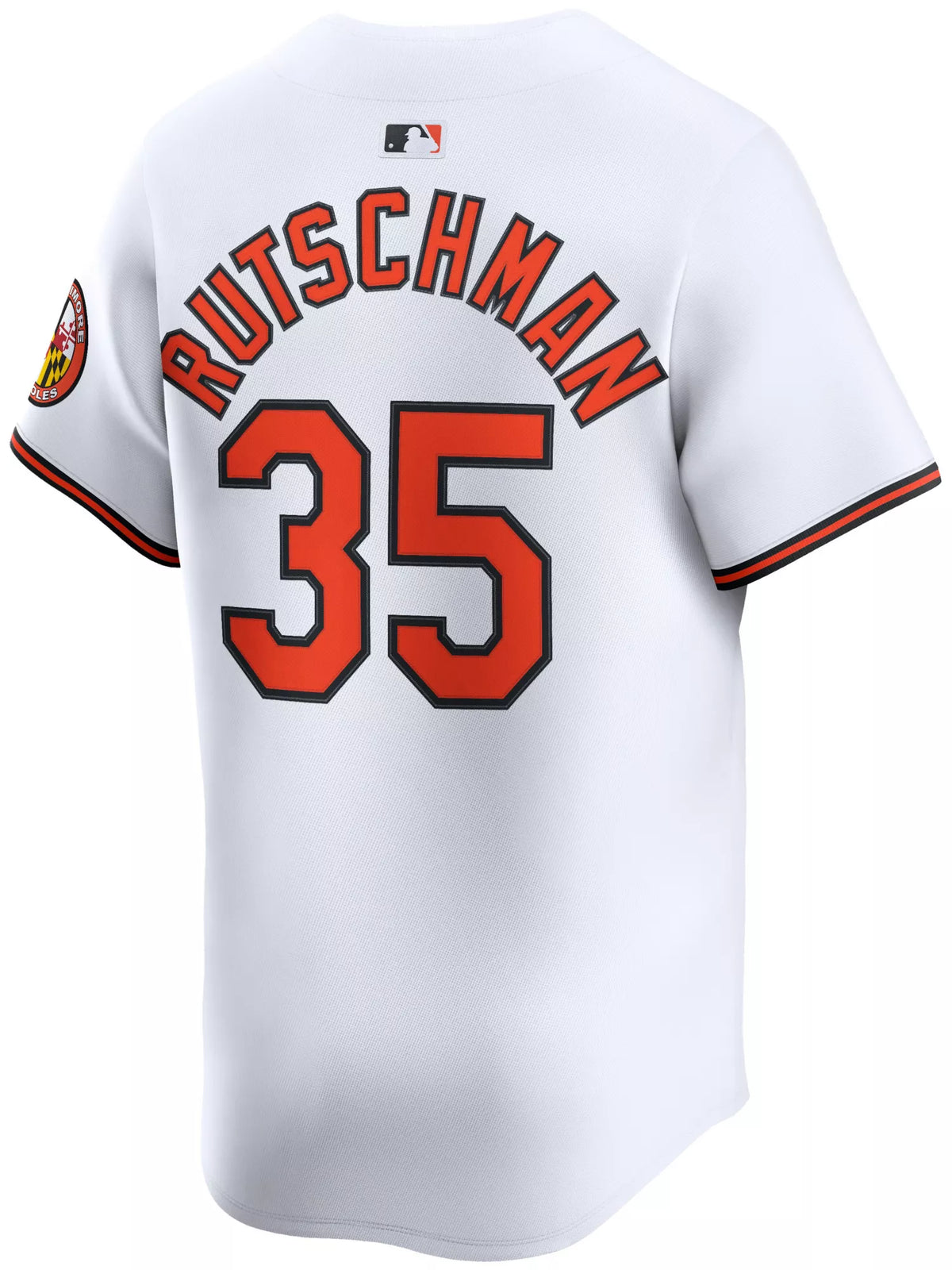 Nike Men's Baltimore Orioles White Adley Rutschman #35 Limited Jersey