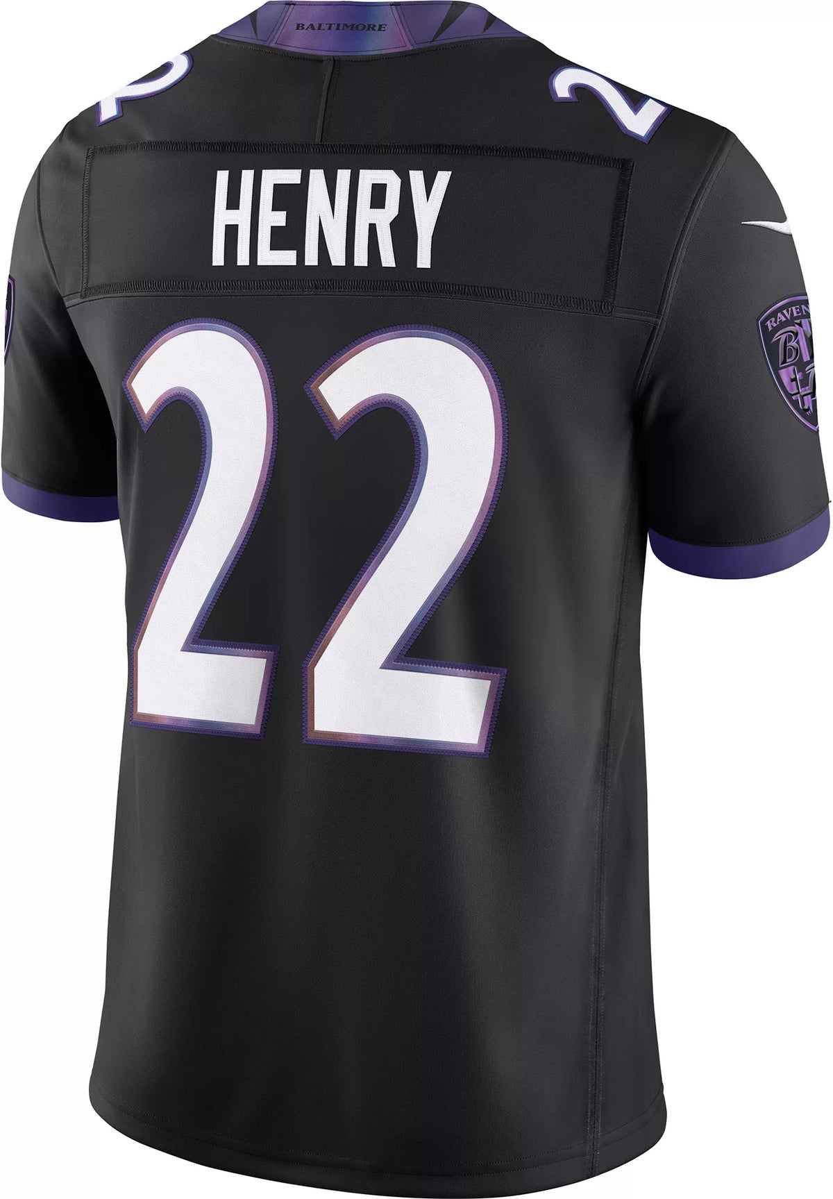 Nike Men's Baltimore Ravens Derrick Henry #22 Black Alternate Limited Jersey