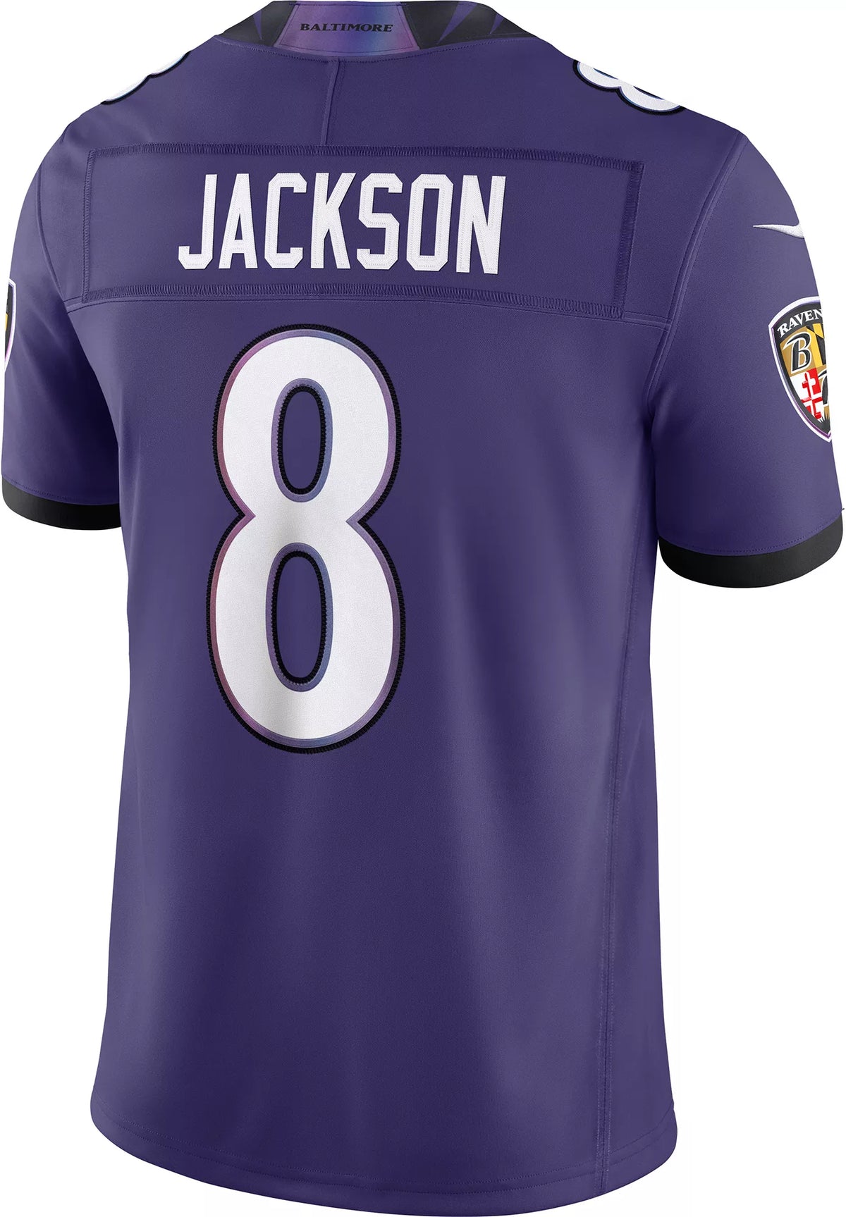 Nike Men's Baltimore Ravens Lamar Jackson #8 Purple Home Limited Jersey