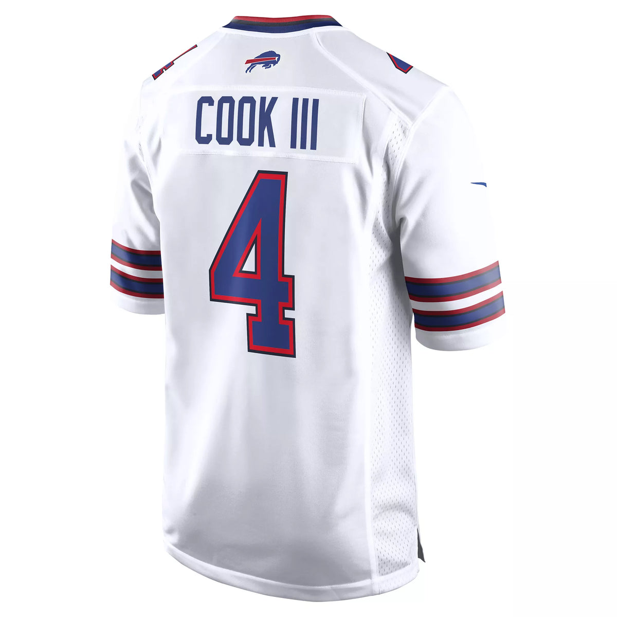 Nike Men's Buffalo Bills White James Cook #4 Limited Jersey