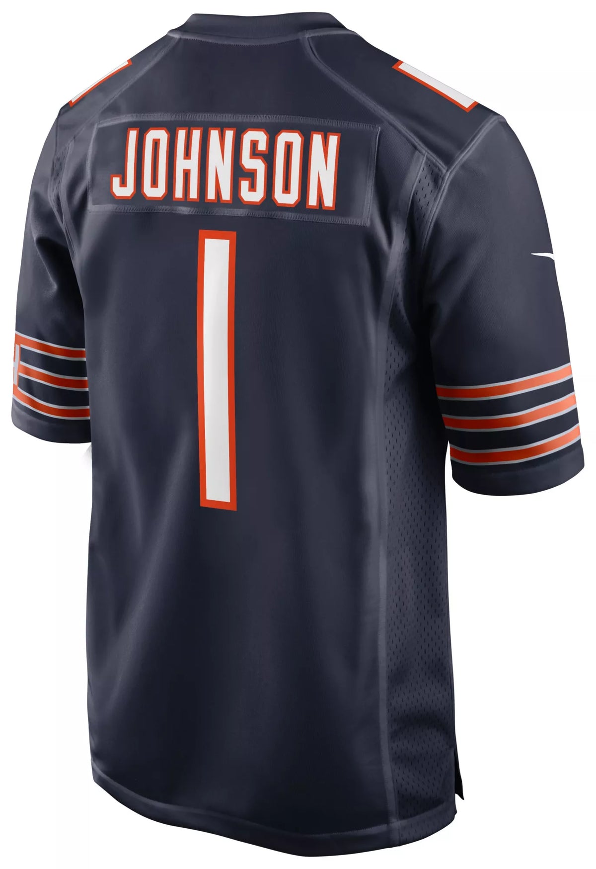 Nike Men's Chicago Bears Jaylon Johnson #1 Navy Game Jersey