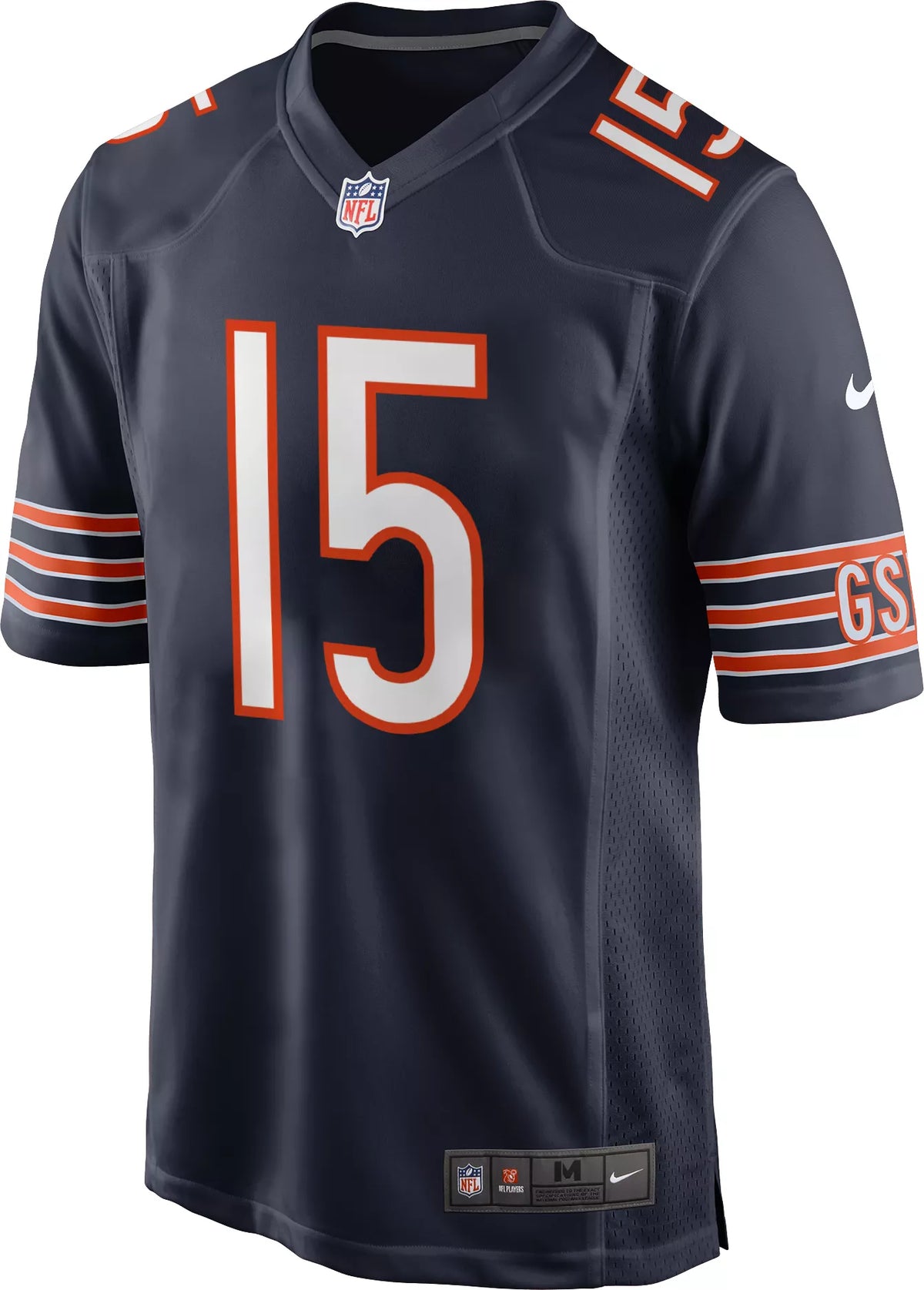 Nike Men's Chicago Bears Rome Odunze Navy Game Jersey