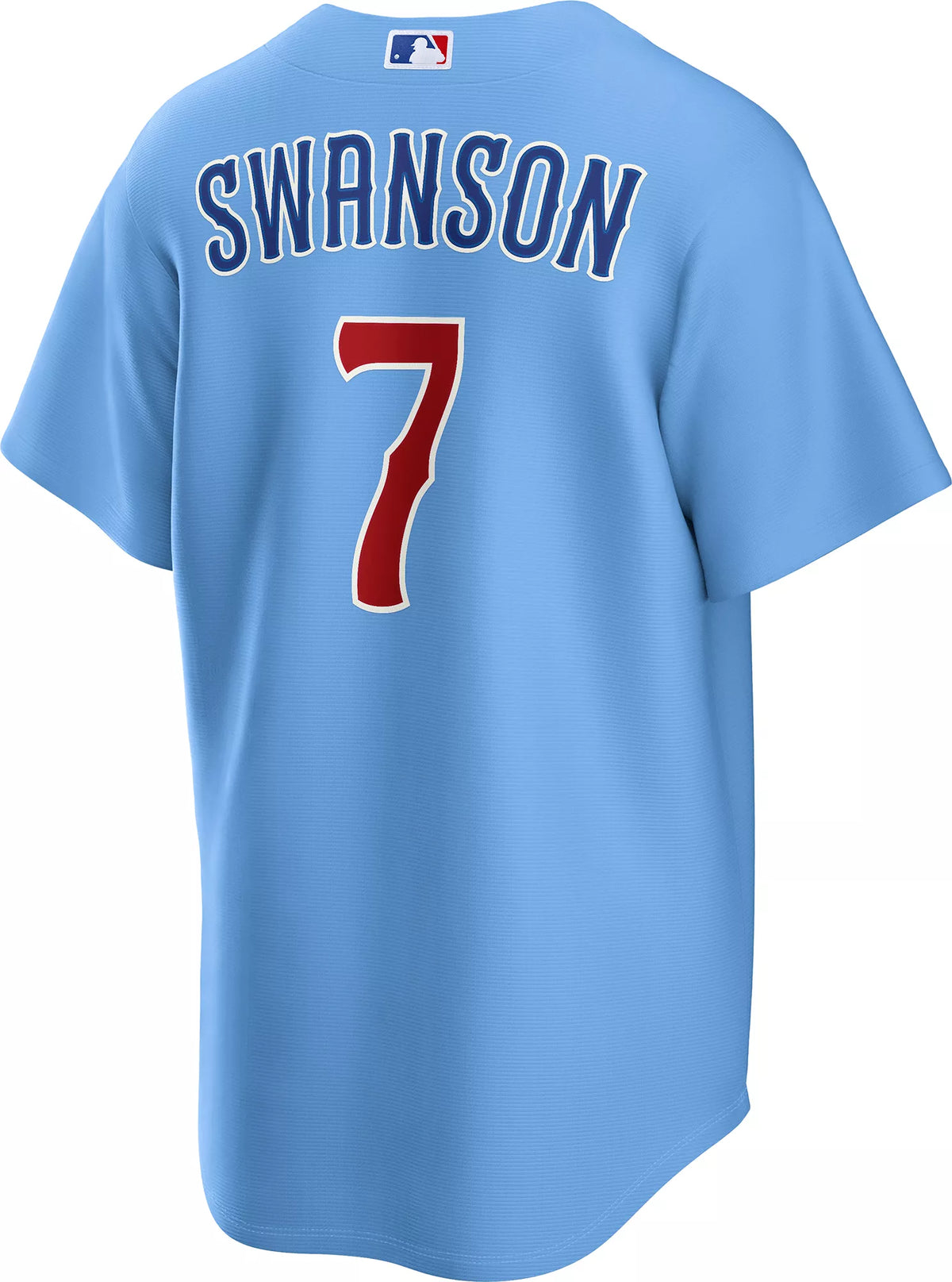 Nike Men's Chicago Cubs Blue Dansby Swanson #7 Alternate Replica Jersey