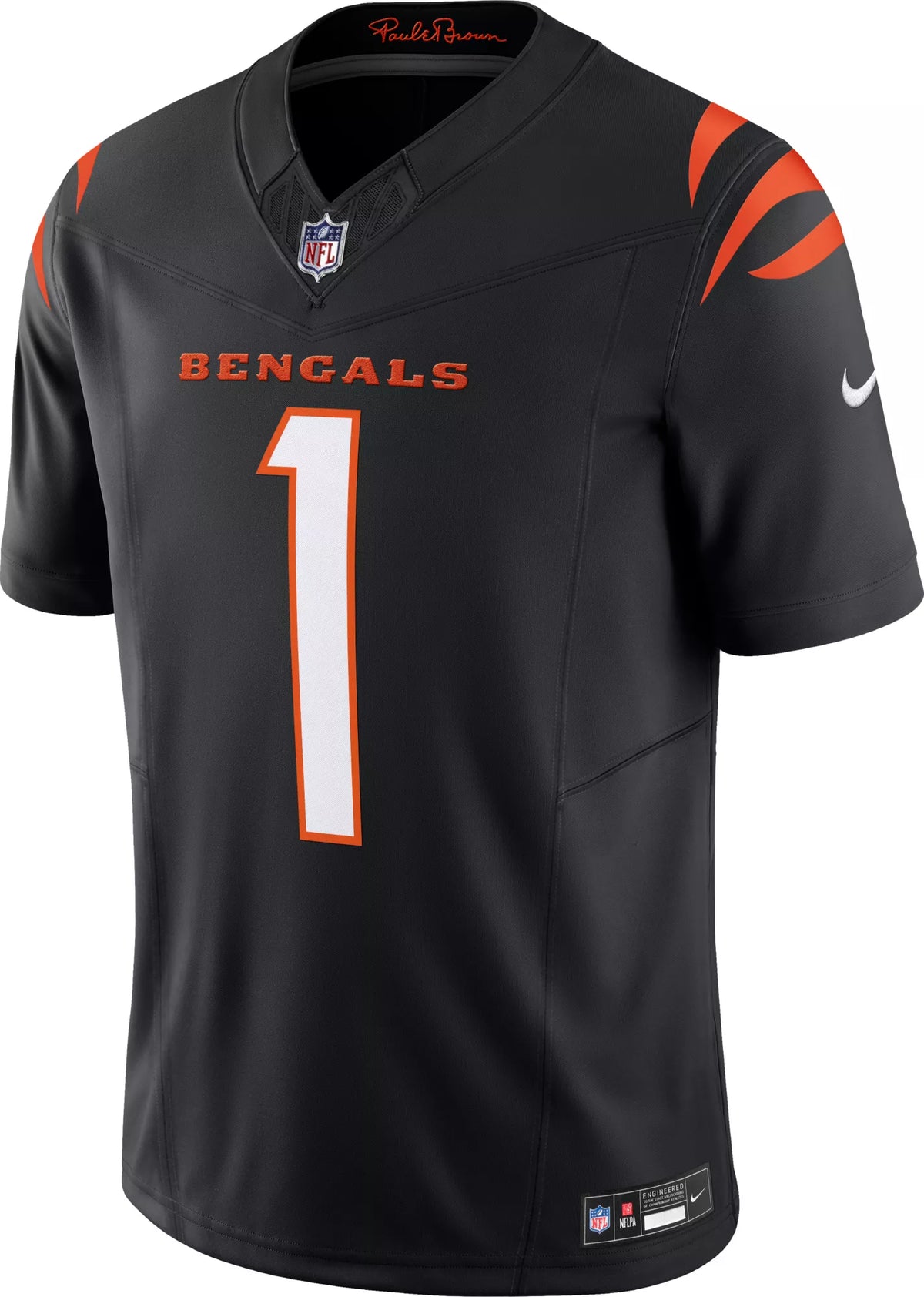 Nike Men's Cincinnati Bengals Ja&'Marr Chase #1 Vapor F.U.S.E. Black Limited Jersey
