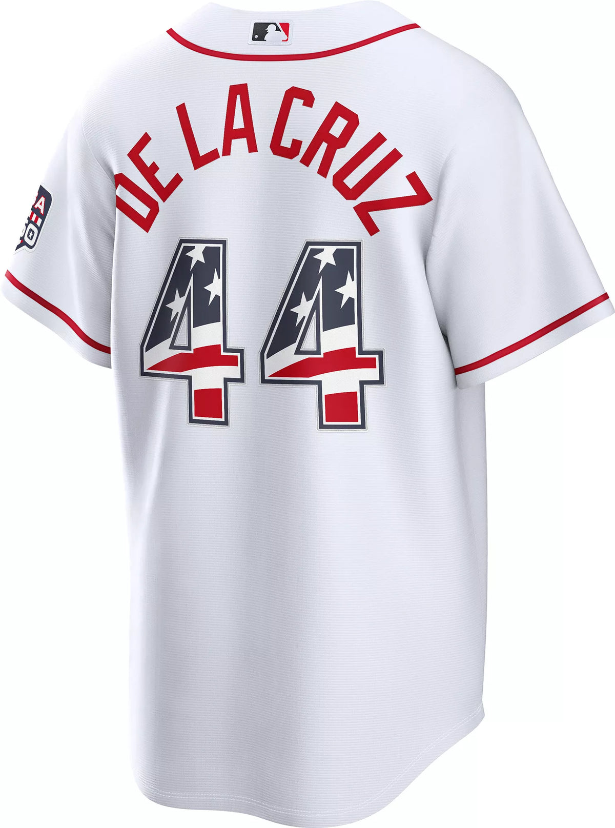 Nike Men's Cincinnati Reds Elly De La Cruz #44 4th of July Home Replica Jersey