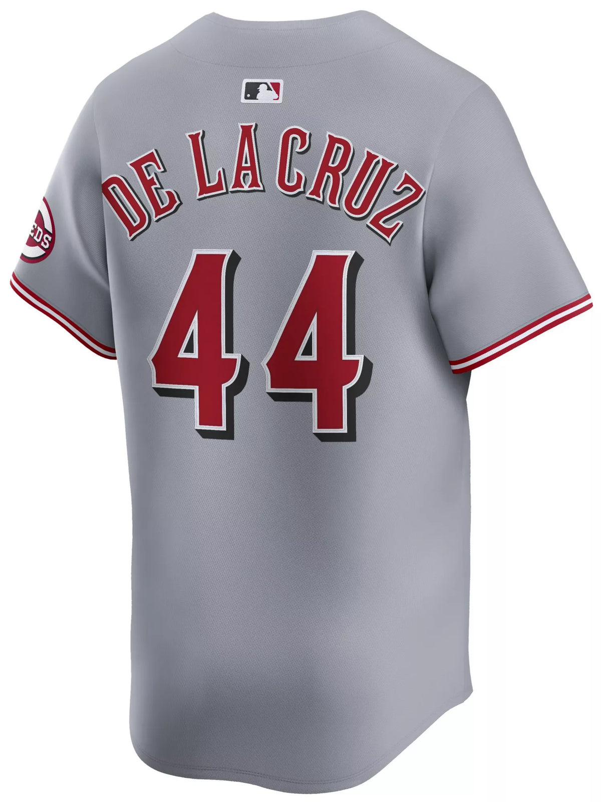 Nike Men's Cincinnati Reds Grey Elly De La Cruz #44 Limited Jersey
