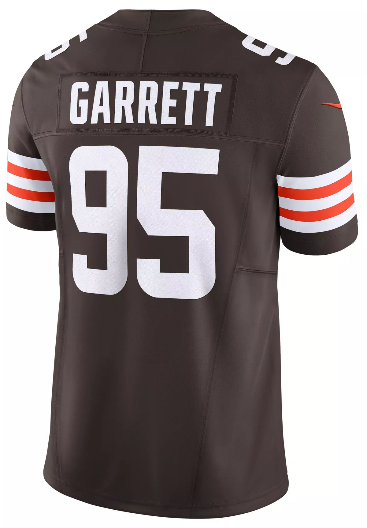 Nike Men's Cleveland Browns Myles Garrett #95 Vapor F.U.S.E. Brown Limited Jersey