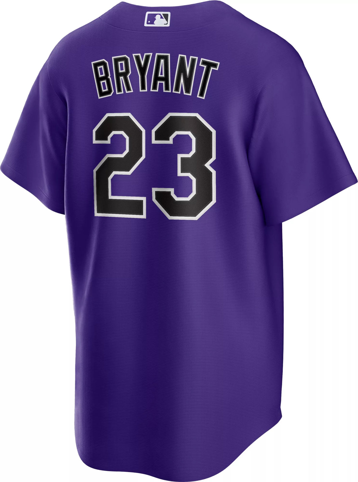 Nike Men's Colorado Rockies Kris Bryant #23 Purple Cool Base Alternate 4 Jersey