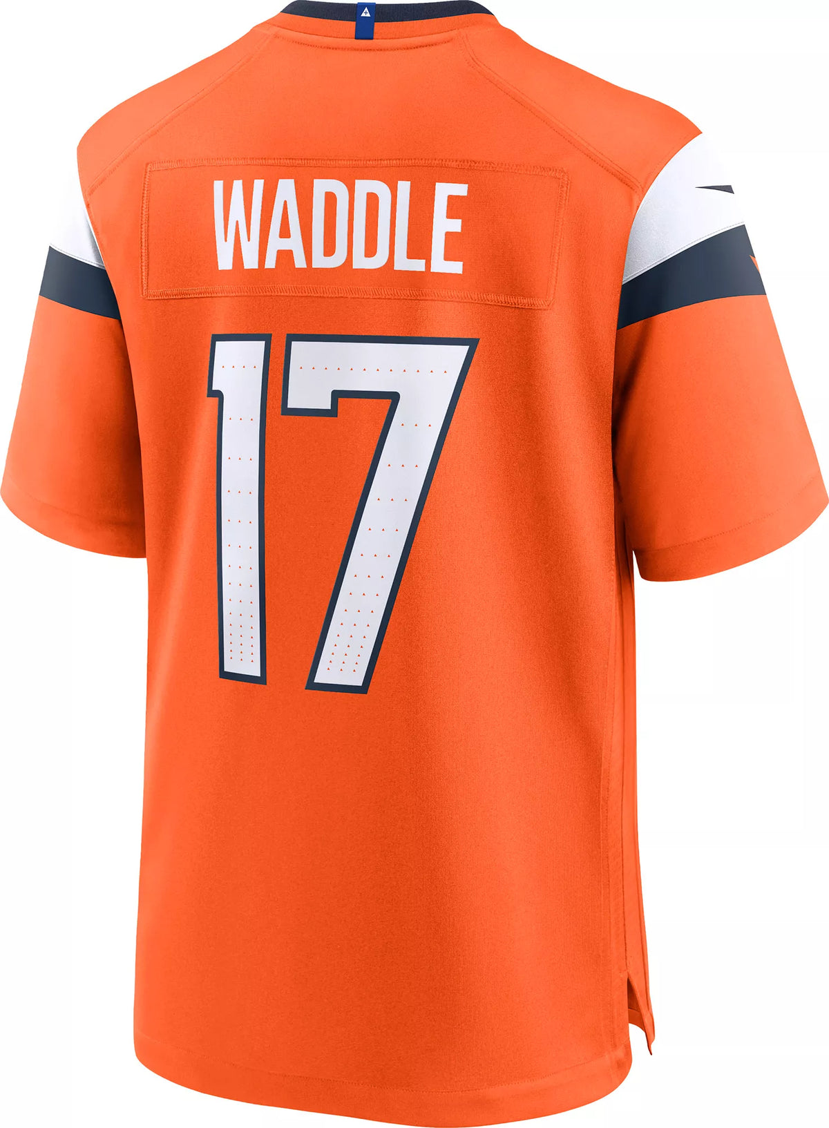 Nike Men's Denver Broncos Jaylen Waddle #17 Orange Home Game Jersey
