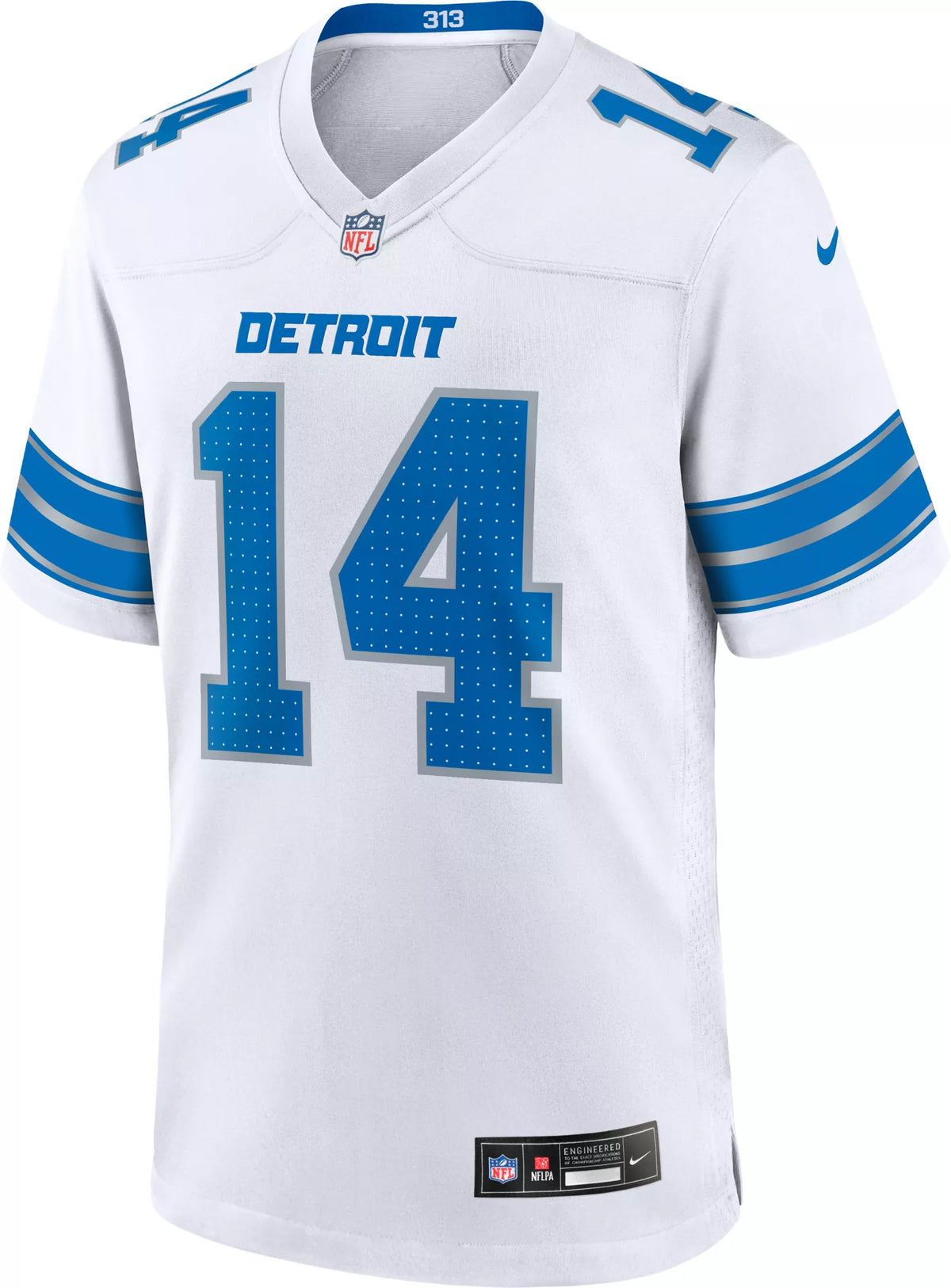 Nike Men's Detroit Lions Amon-Ra St. Brown #14 White Game Jersey
