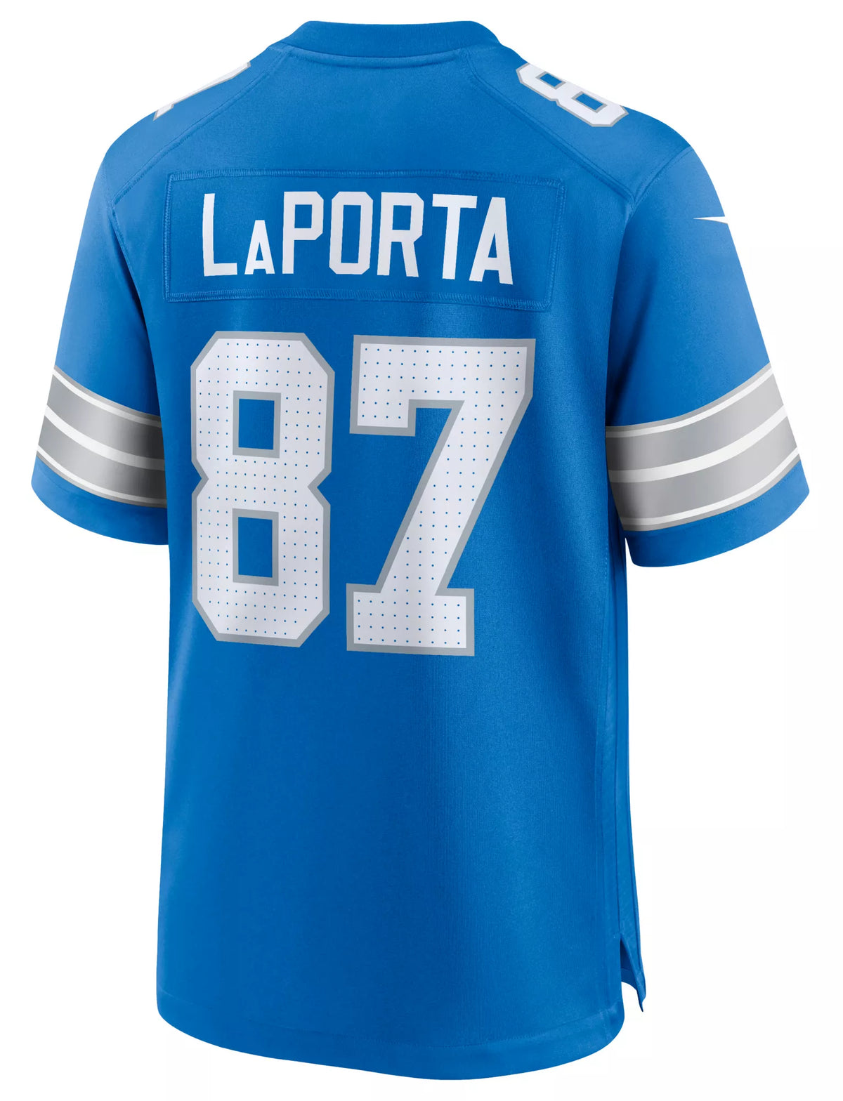 Nike Men's Detroit Lions Sam LaPorta #87 Blue Game Jersey