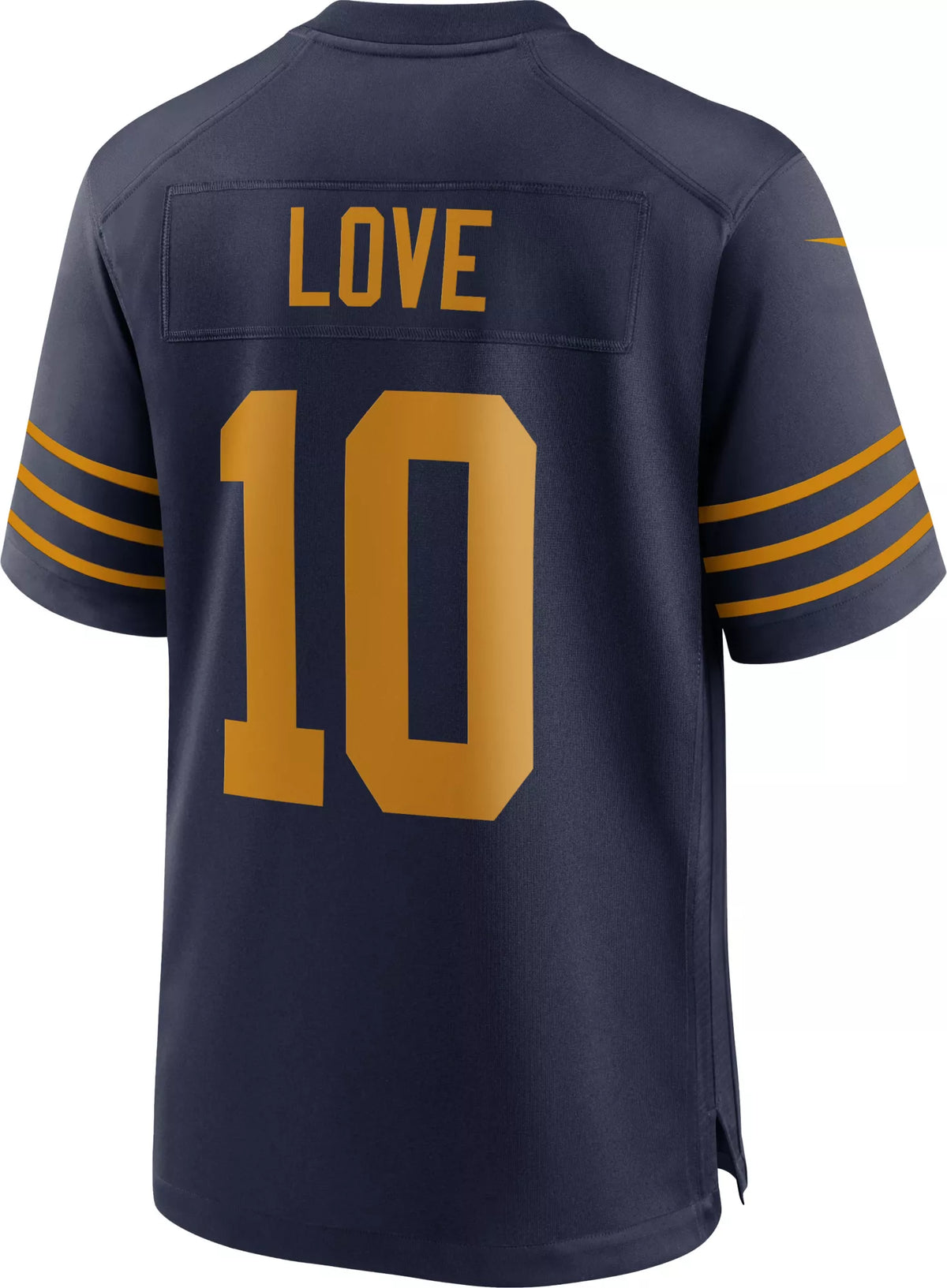 Nike Men's Green Bay Packers Jordan Love #10 Alternate Navy Game Jersey