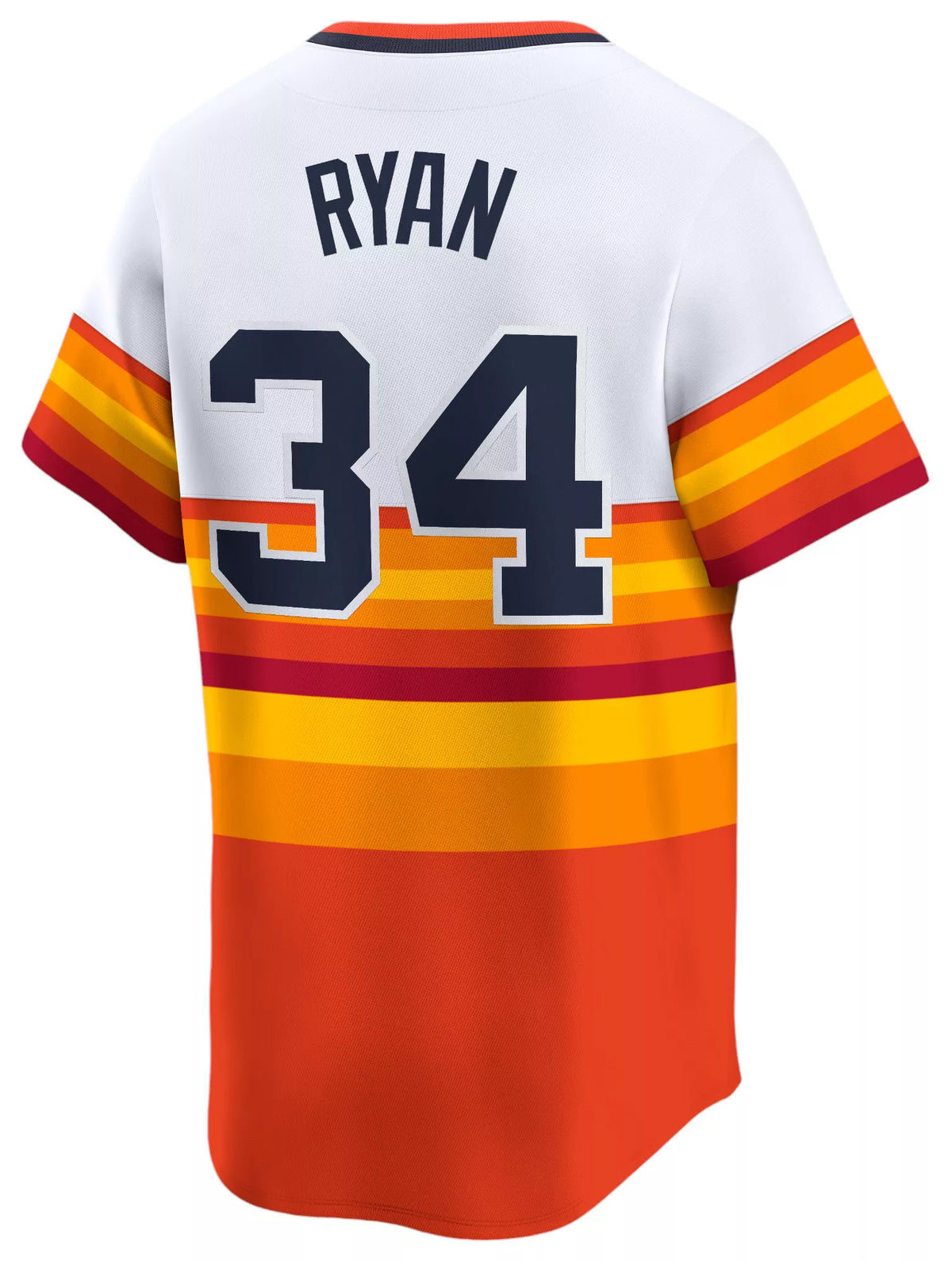 Nike Men's Houston Astros Nolan Ryan #34 White/Rainbow Limited Vapor Jersey