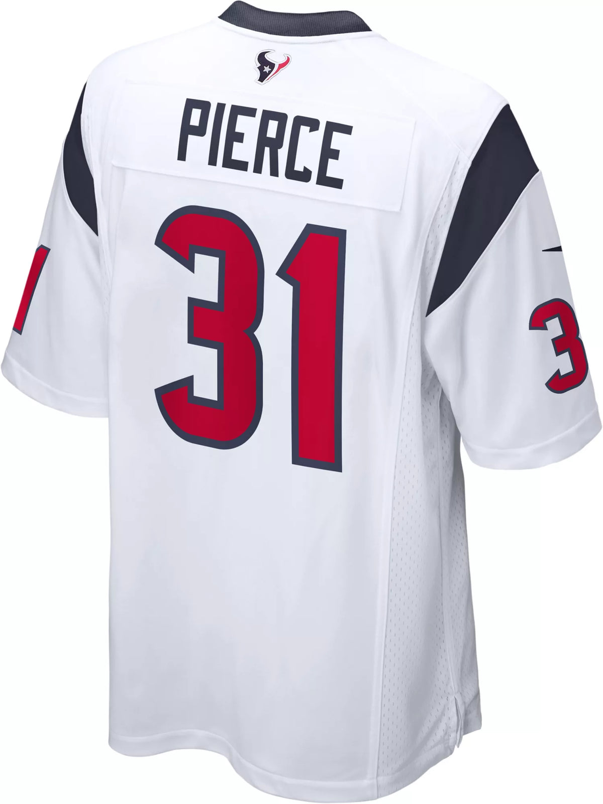 Nike Men's Houston Texans Dameon Pierce #31 White Game Jersey
