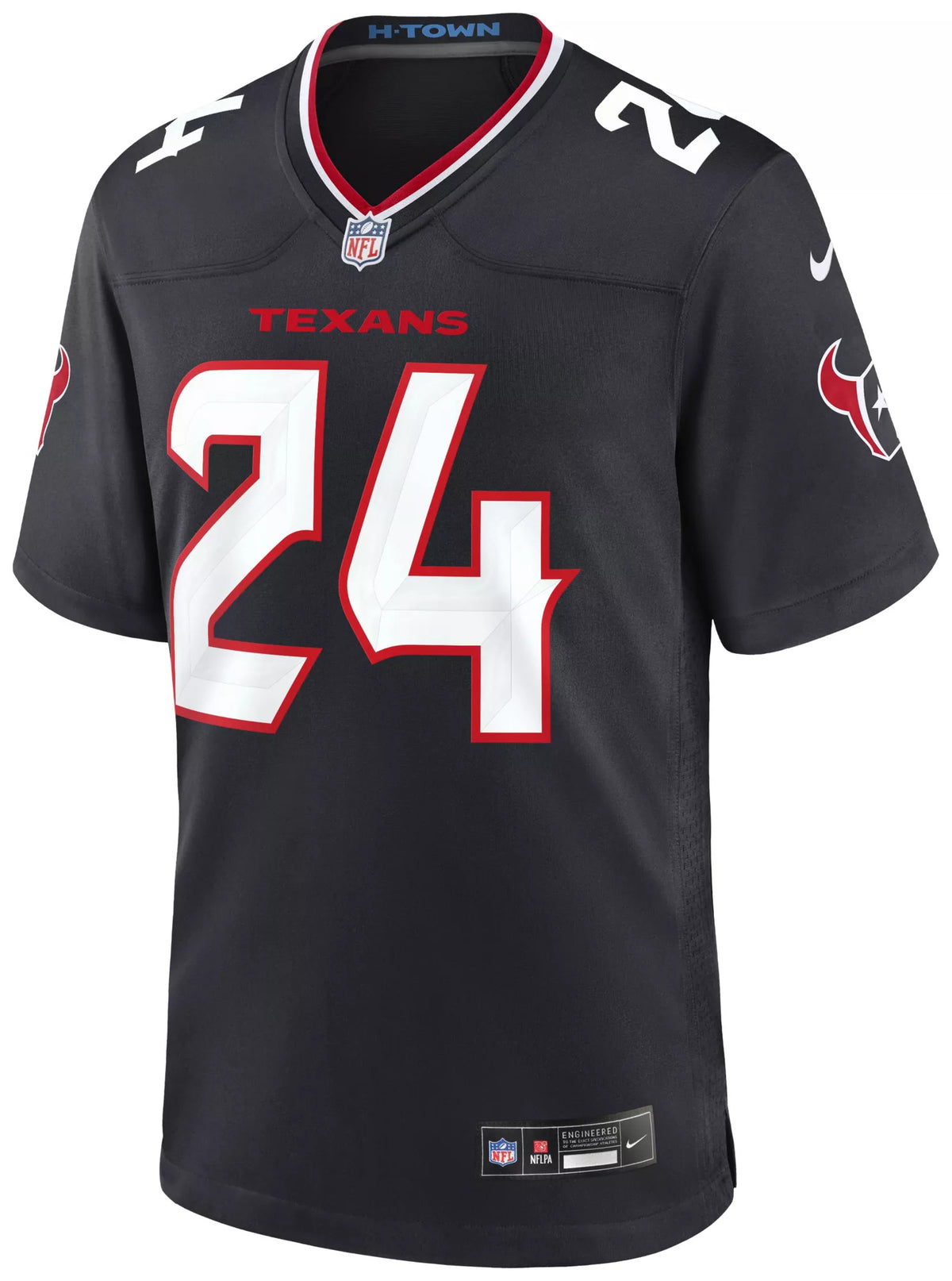 Nike Men's Houston Texans Derek Stingley Jr. #24 Blue Game Jersey