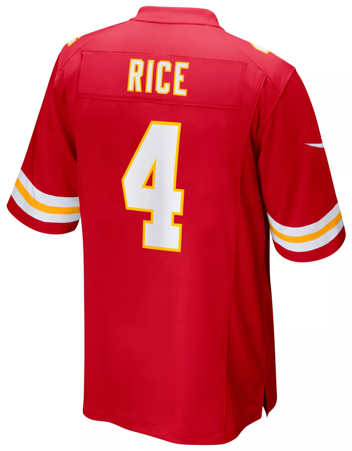 Nike Men's Kansas City Chiefs Rashee Rice #4 Red Game Jersey