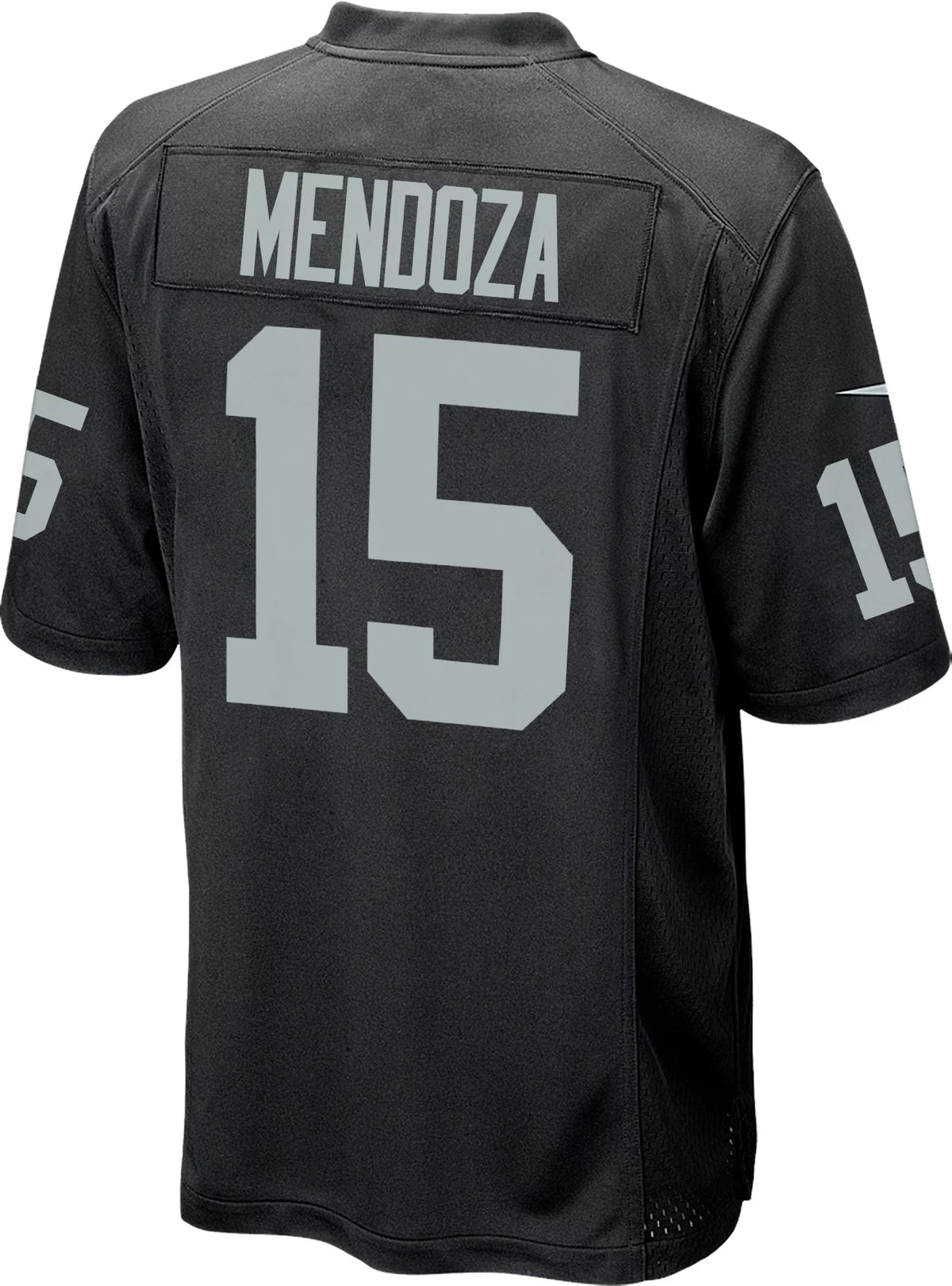 Nike Men's Las Vegas Raiders Fernando Mendoza #15 Black Home Game Jersey
