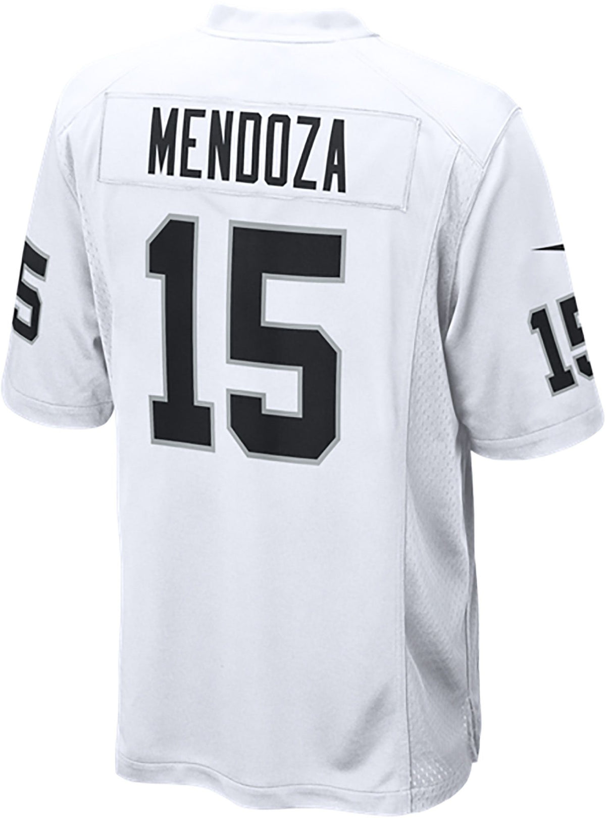 Nike Men's Las Vegas Raiders Fernando Mendoza #15 White Away Game Jersey