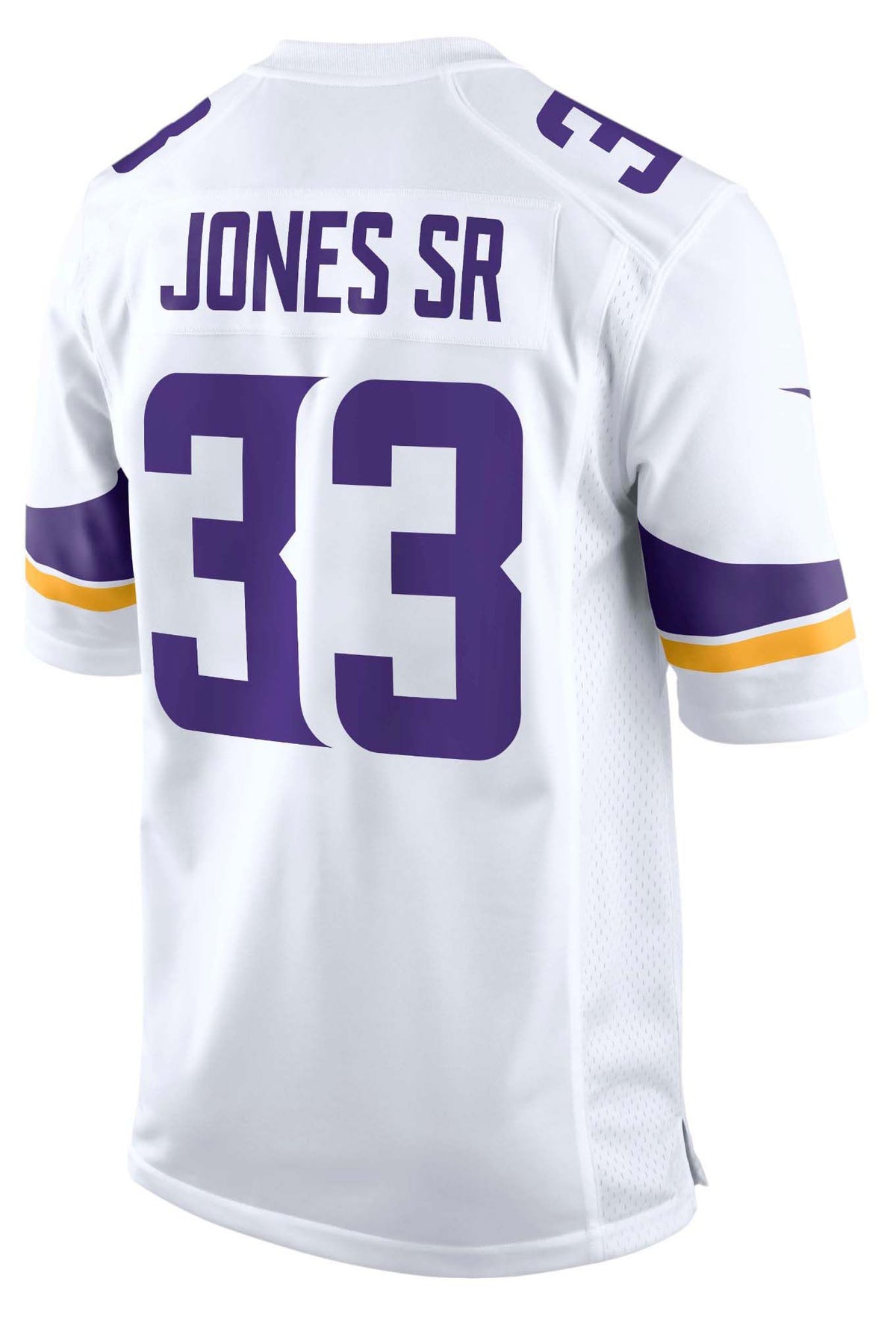 Nike Men's Minnesota Vikings Aaron Jones #33 White Game Jersey