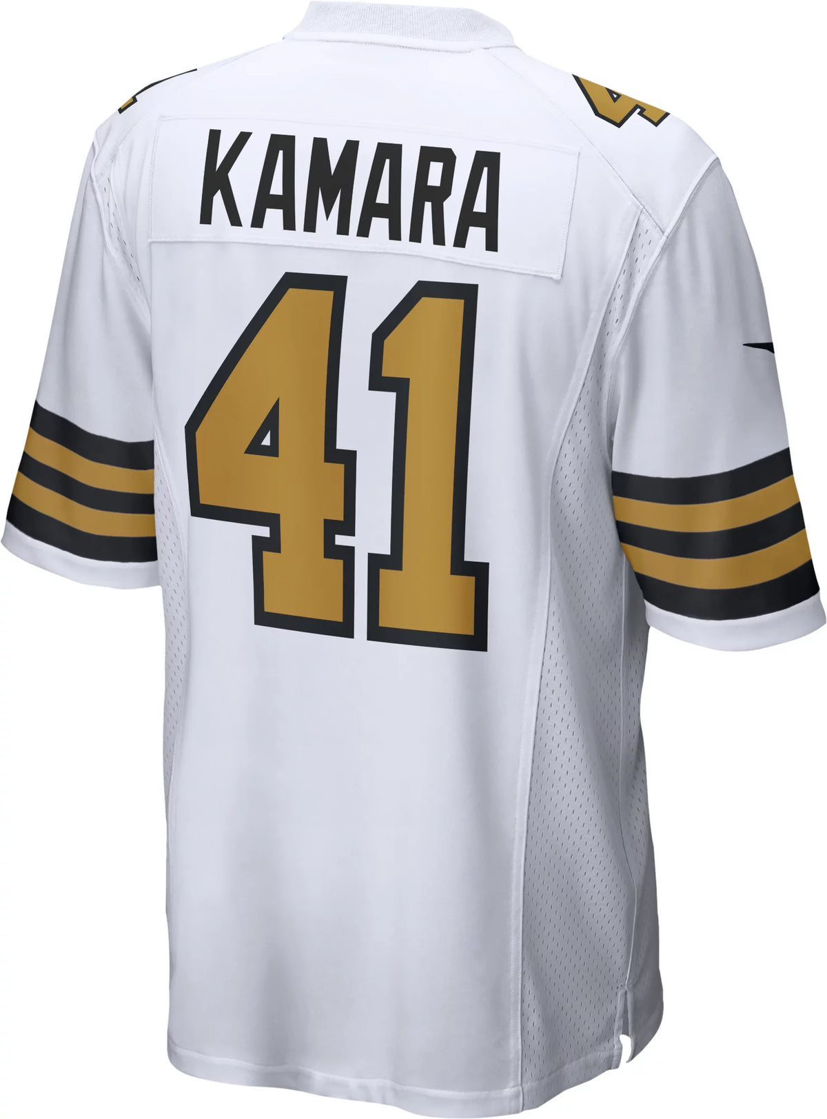 Nike Men's New Orleans Saints Alvin Kamara #41 White Game Jersey