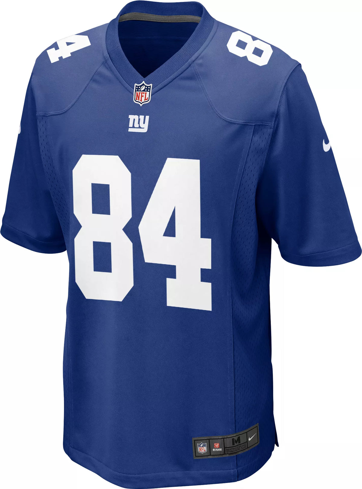 Nike Men's New York Giants Jalin Hyatt #84 Blue Game Jersey