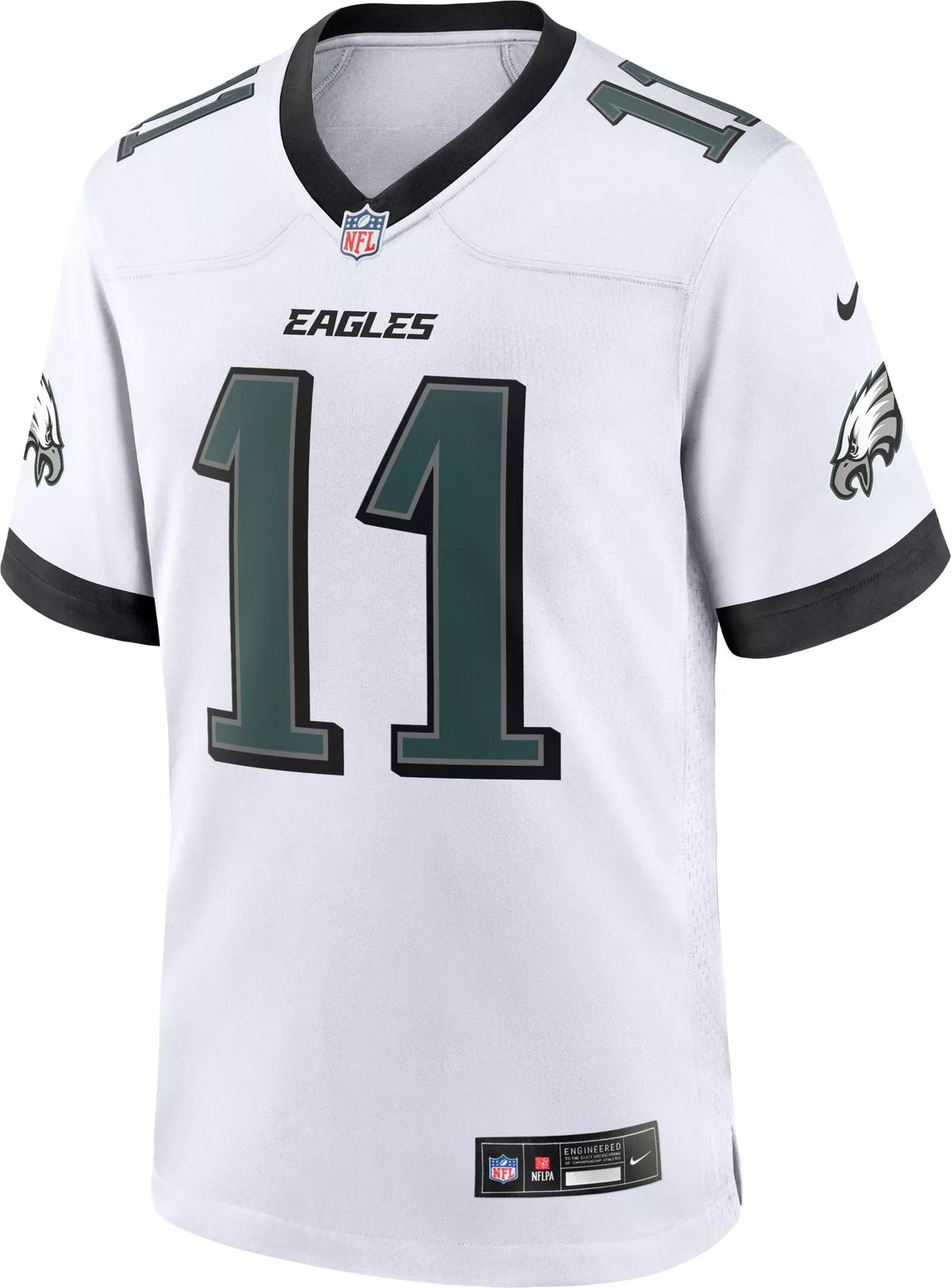 Nike Men's Philadelphia Eagles A.J. Brown #11 White Game Jersey