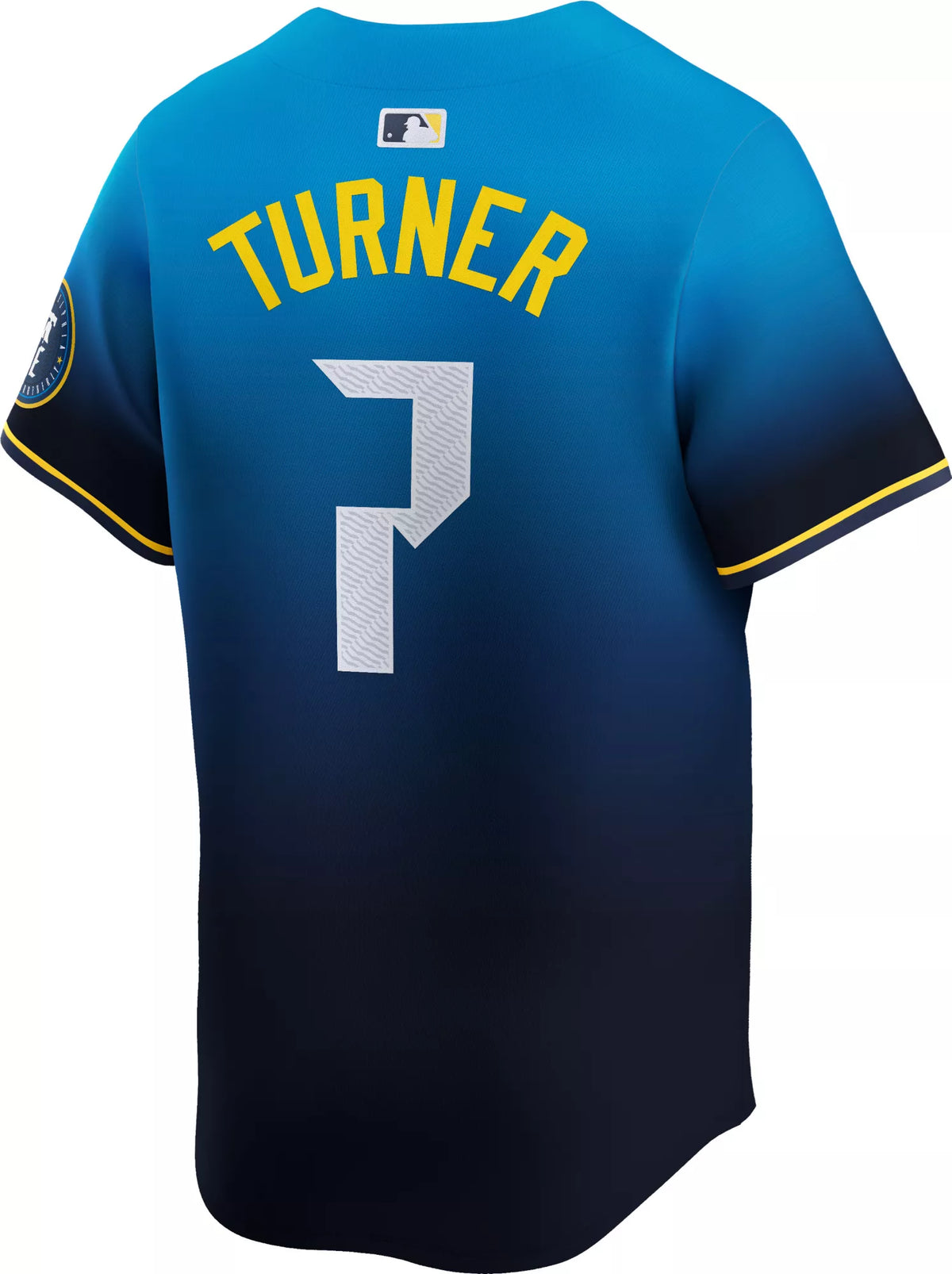 Nike Men's Philadelphia Phillies Blue 2024 City Connect Trea Turner #7 Limited Jersey
