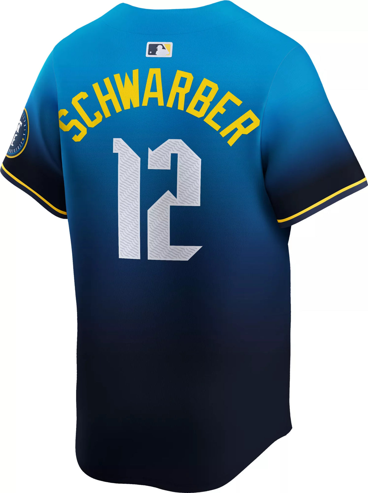 Nike Men's Philadelphia Phillies Blue City Connect Kyle Schwarber #12 Limited Jersey