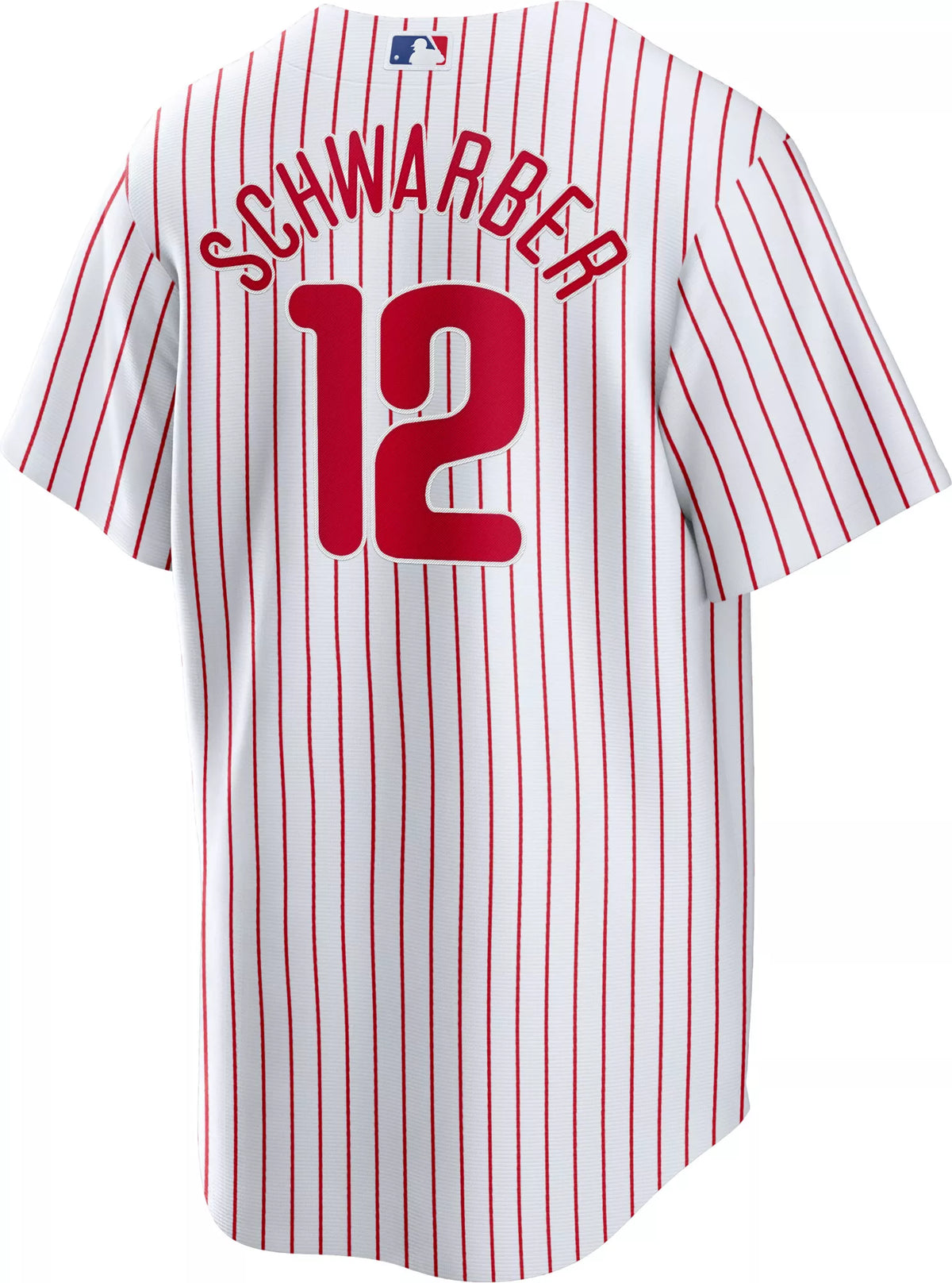 Nike Men's Philadelphia Phillies Kyle Schwarber #12 White Cool Base Home Jersey