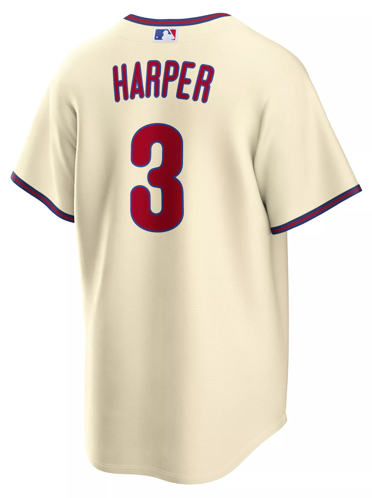 Nike Men's Philadelphia Phillies White Bryce Harper #3 Alternate Replica Jersey