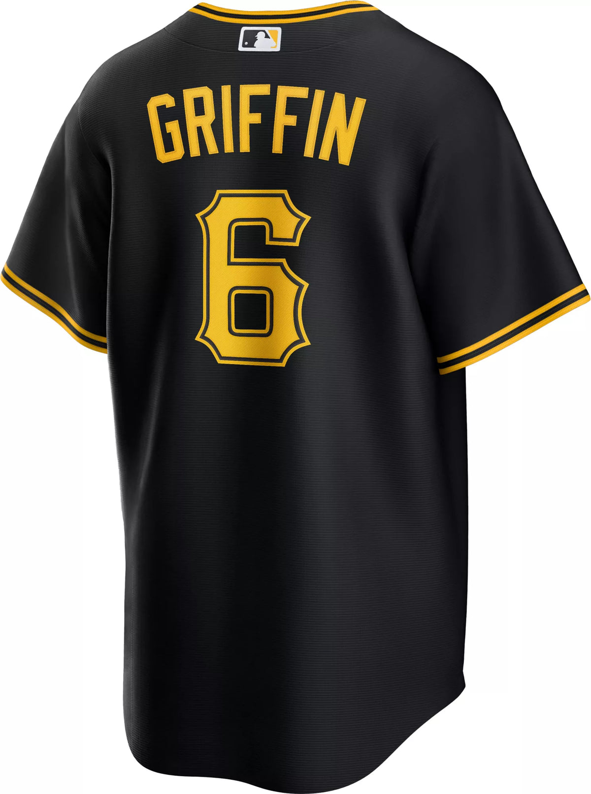 Nike Men's Pittsburgh Pirates Black Konnor Griffin #6 Alternate Replica Jersey