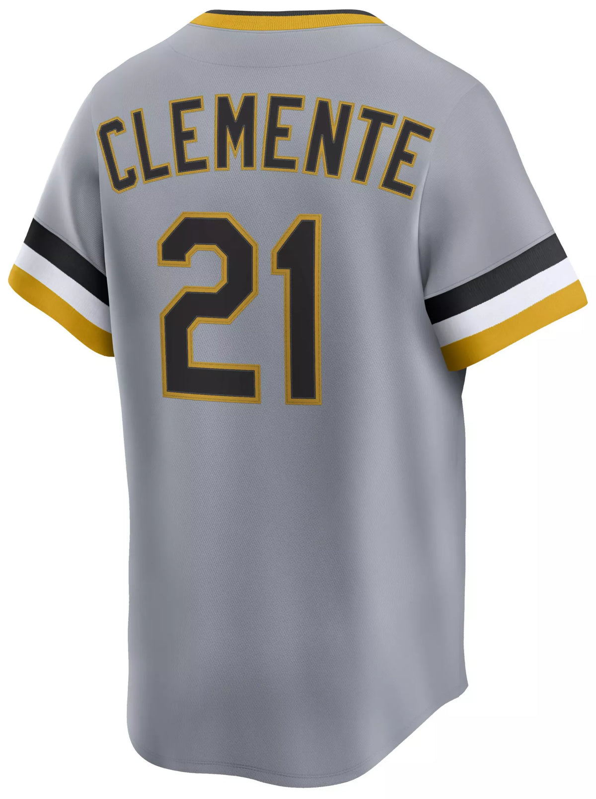 Nike Men's Pittsburgh Pirates Grey Roberto Clemente #21 Cooperstown Limited Jersey