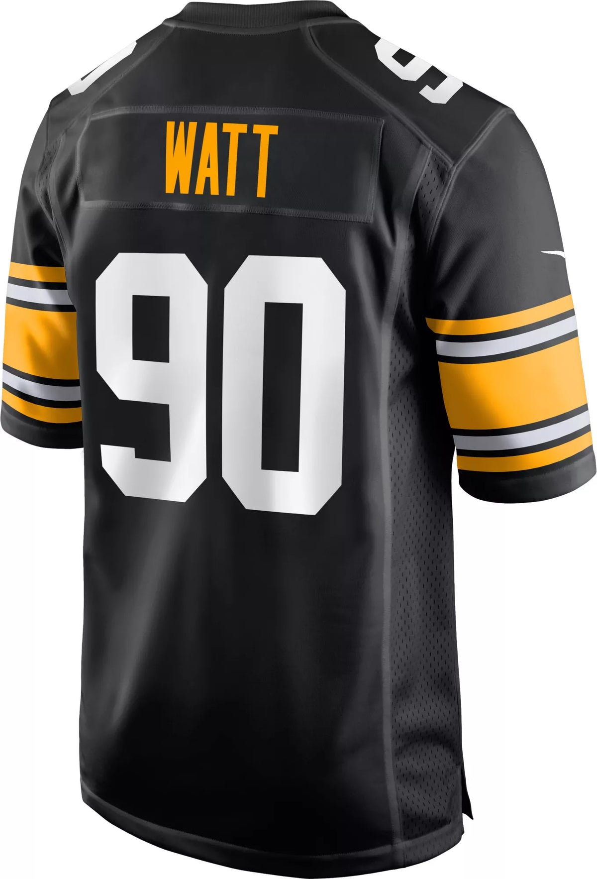 Nike Men's Pittsburgh Steelers T.J. Watt #90 Alternate Black Game Jersey