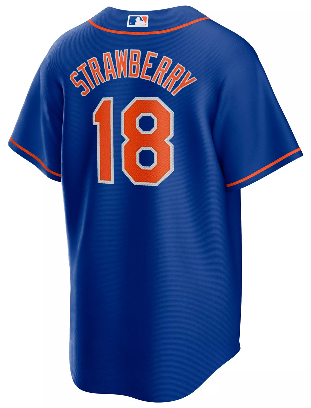 Nike Men's Replica New York Mets Darryl Strawberry #18 Blue Cooperstown Cool Base Jersey