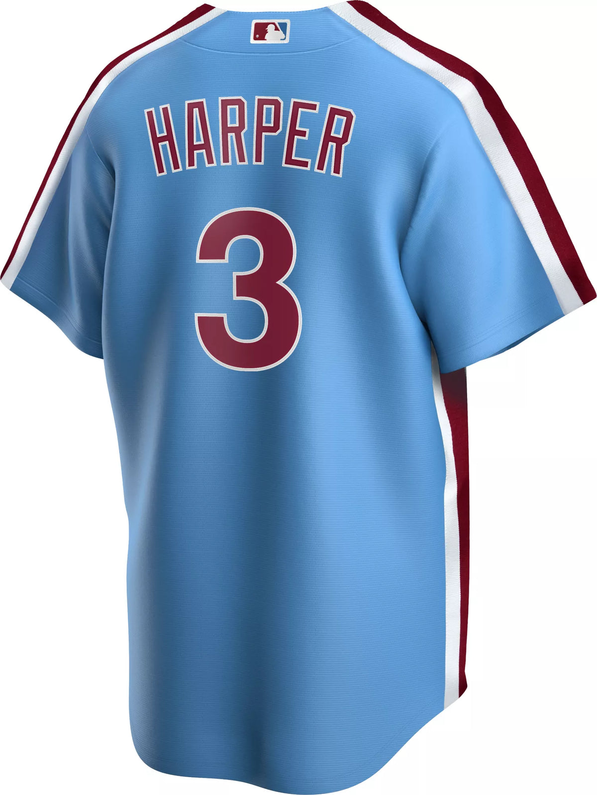 Nike Men's Replica Philadelphia Phillies Bryce Harper #3 Blue Cool Base Jersey
