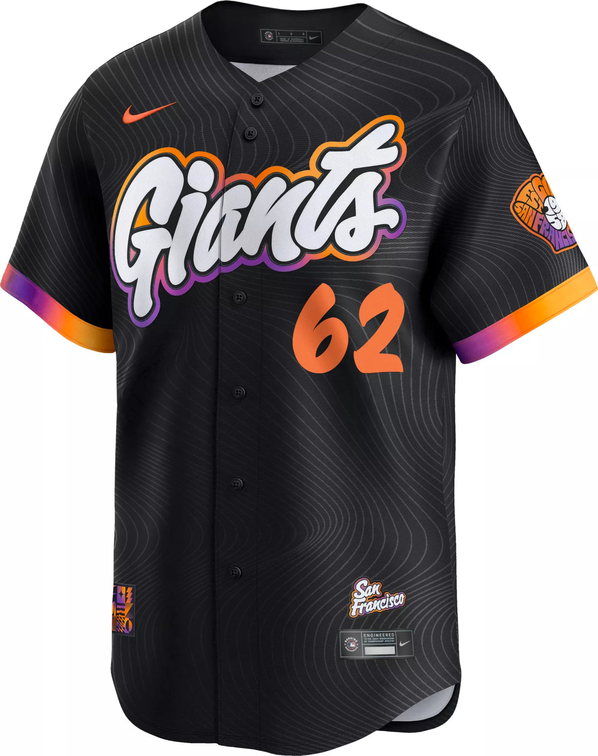 Nike Men's San Francisco Giants Logan Webb #62 City Connect Limited Vapor Jersey