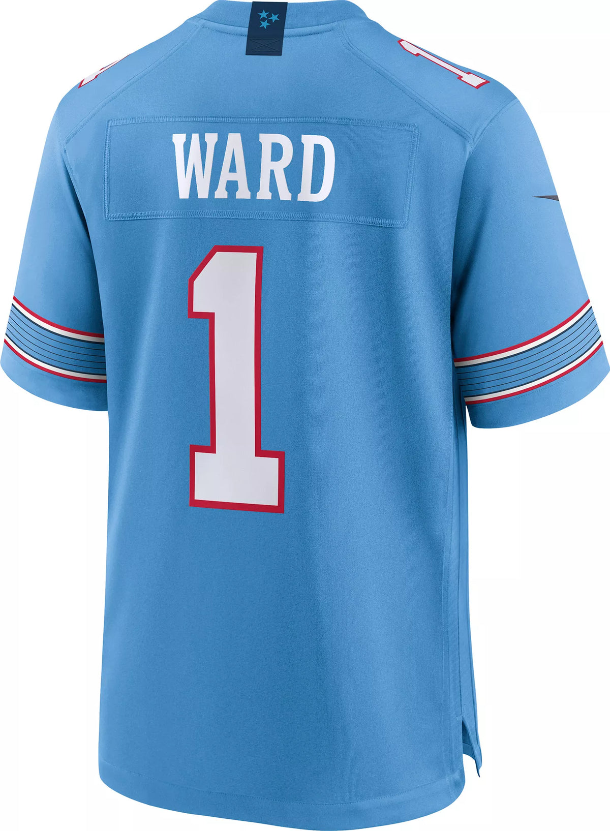 Nike Men's Tennessee Titans Cam Ward #1 Coast Blue Game Jersey