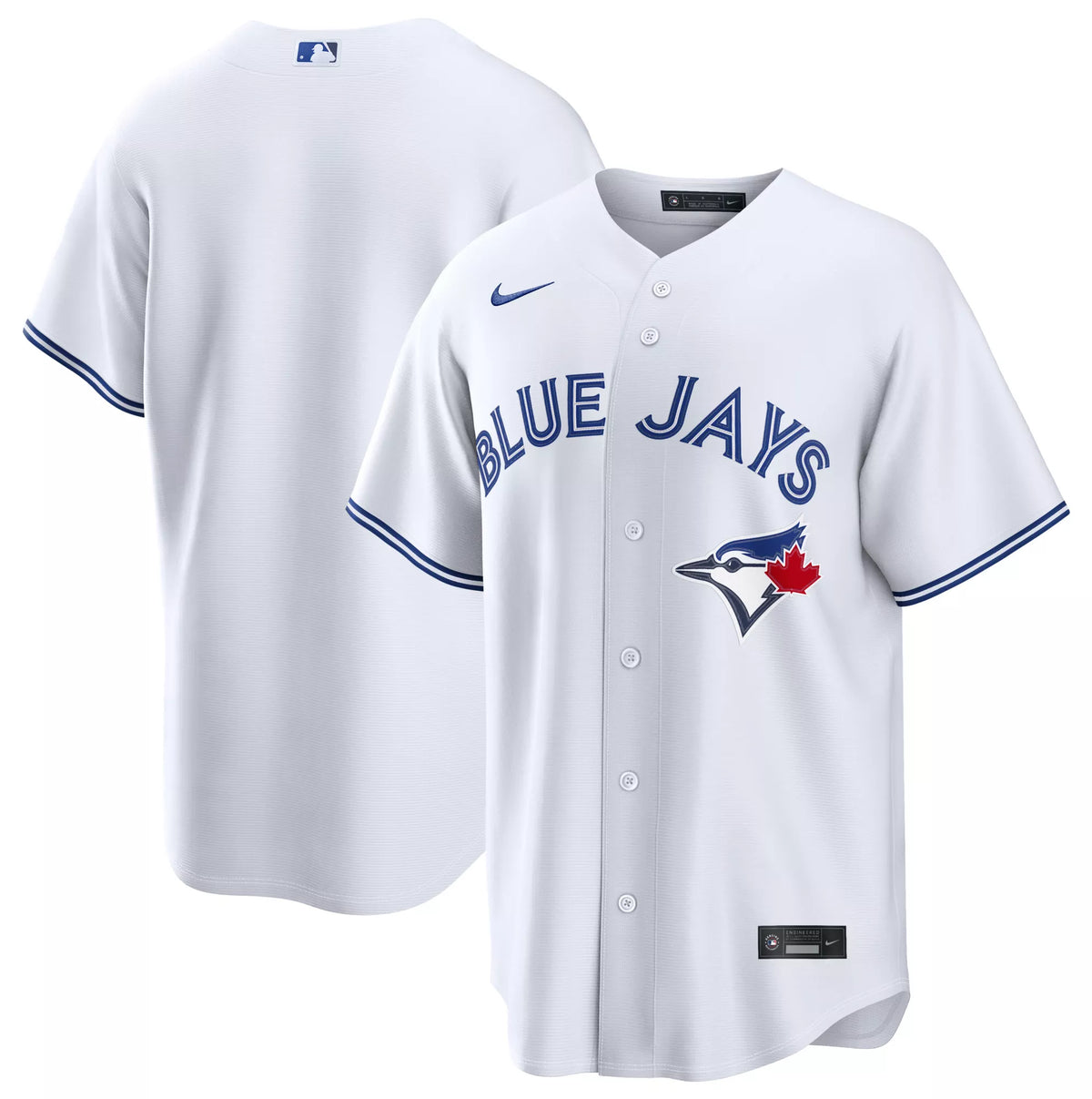 Nike Men's Toronto Blue Jays White Blank Home Replica Jersey