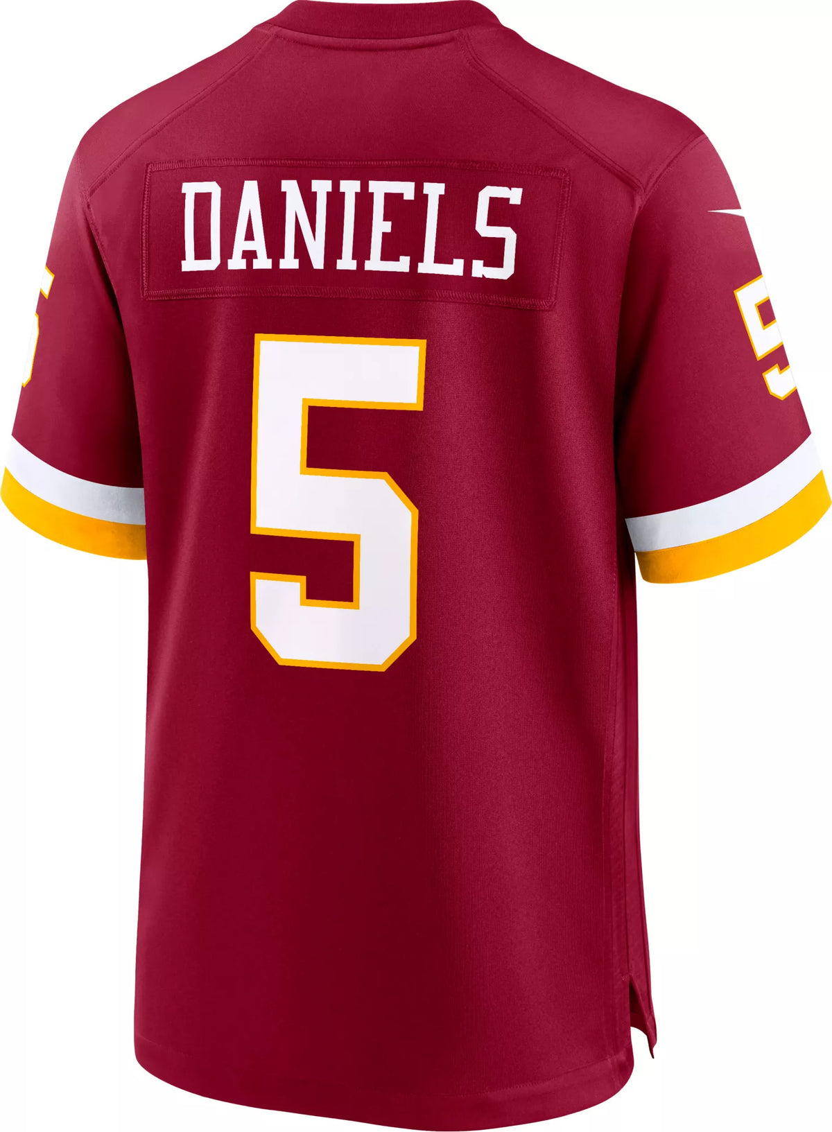 Nike Men's Washington Commanders Team Red Jayden Daniels #5 Home Game Jersey
