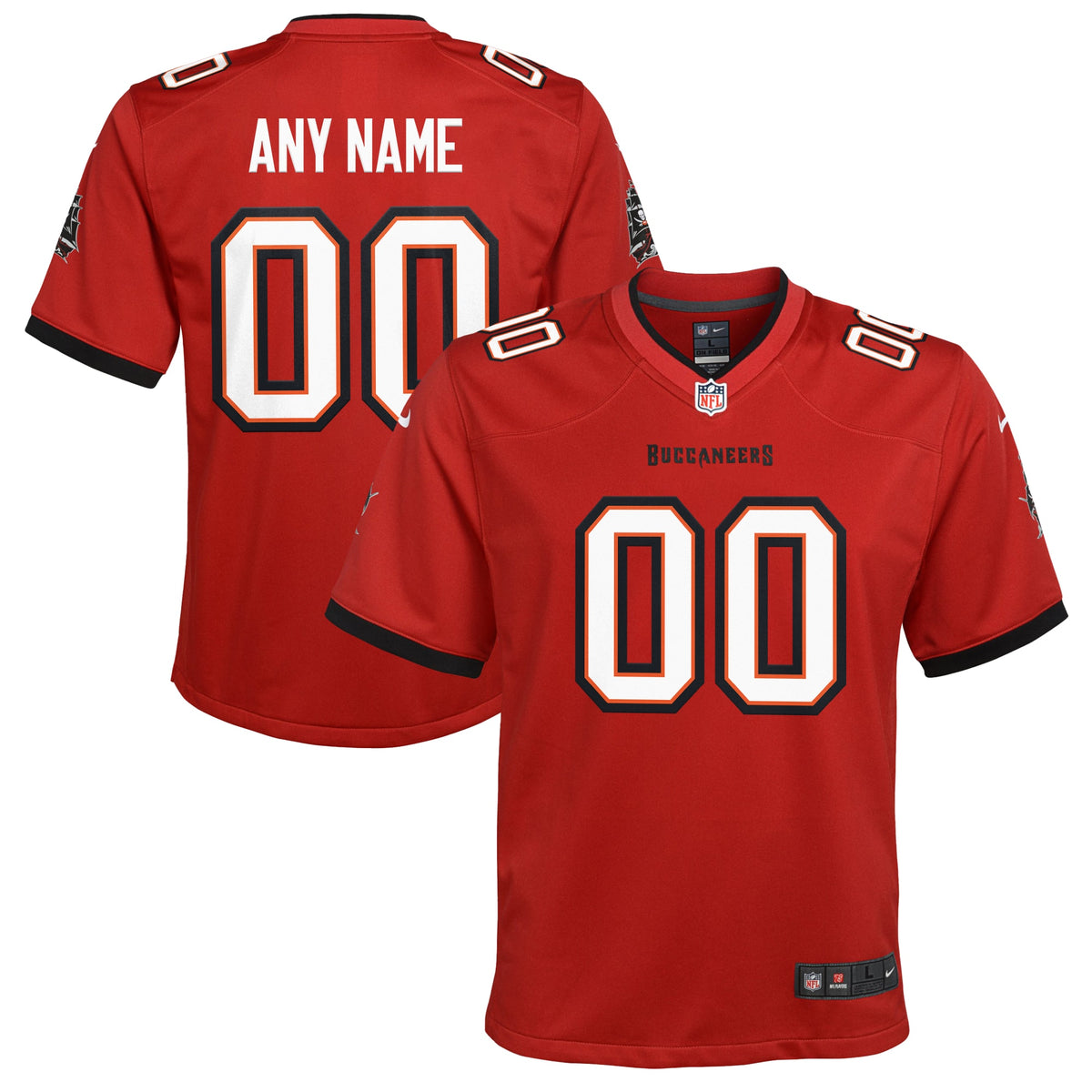 Nike Tampa Bay Buccaneers Youth Custom Game Jersey Red