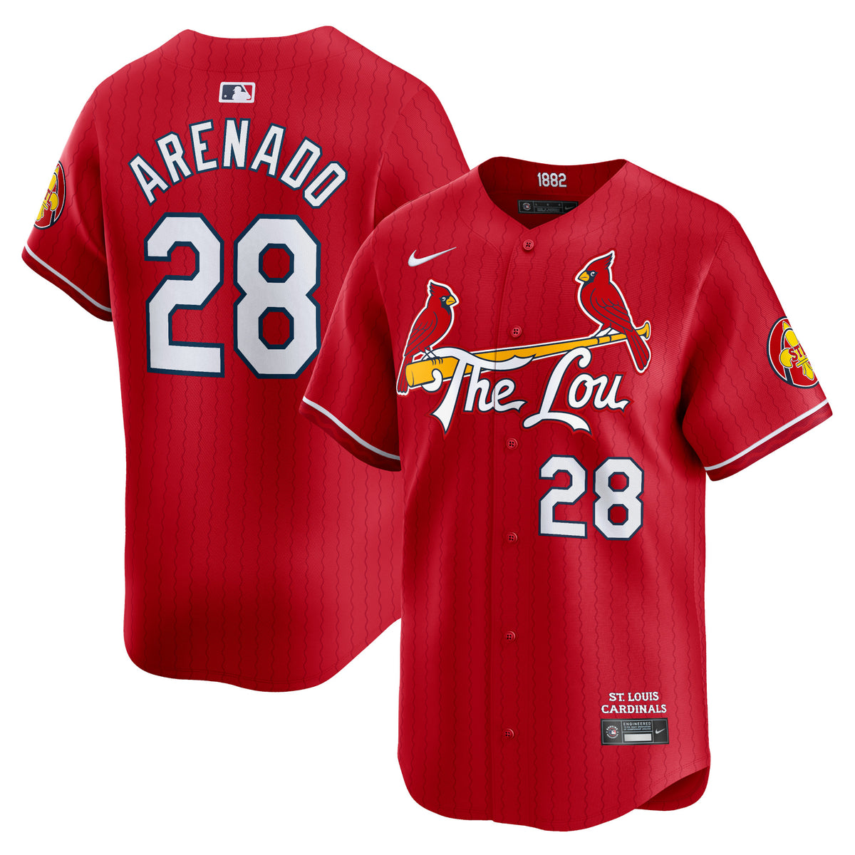Nolan Arenado St. Louis Cardinals Nike 2024 City Connect Limited Player Jersey Red