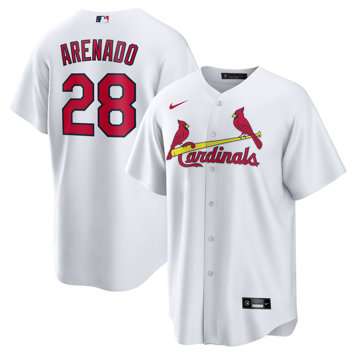 Nolan Arenado St. Louis Cardinals Nike Home Official Replica Player Jersey White